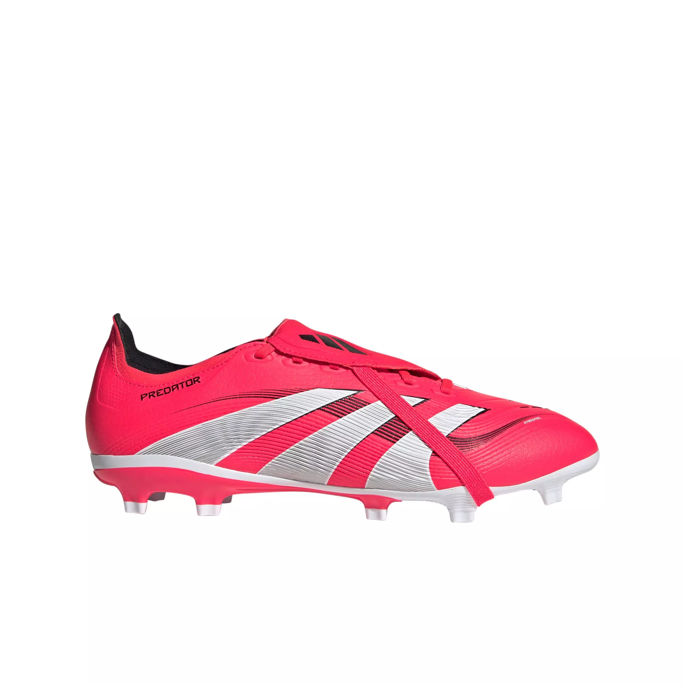 adidas Predator League FG/MG "Lucid Red/Ftwr White/Core Black" Men's Soccer Cleat - RED/WHITE