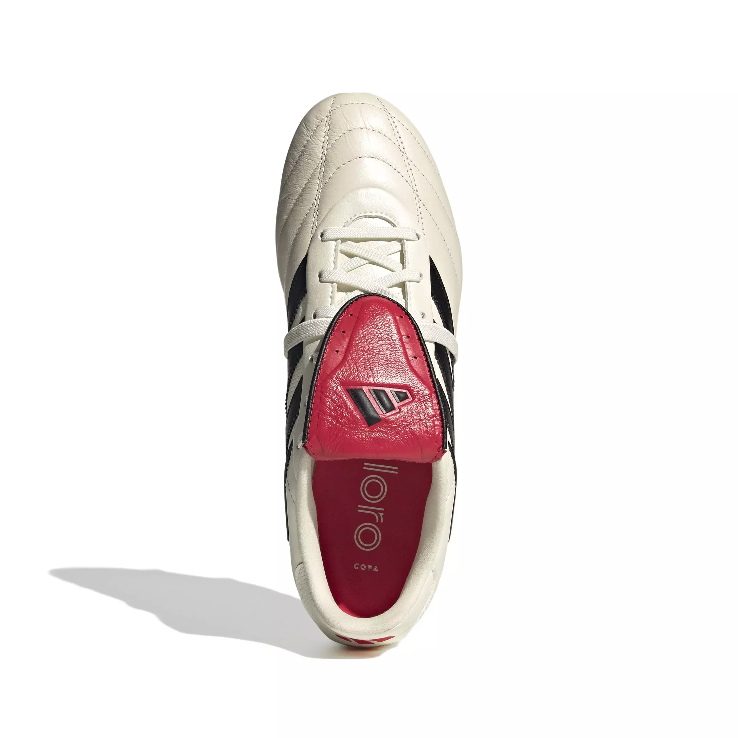 adidas Copa Gloro 2 Firm Ground "White/Black/Red" Men's Soccer Cleat - WHITE/BLACK/RED