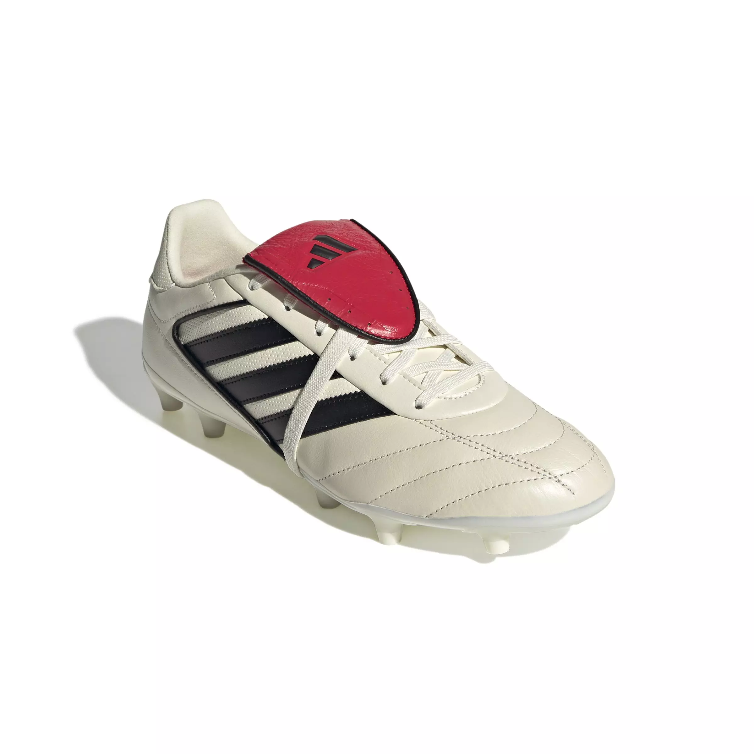 adidas Copa Gloro 2 Firm Ground "White/Black/Red" Men's Soccer Cleat - WHITE/BLACK/RED