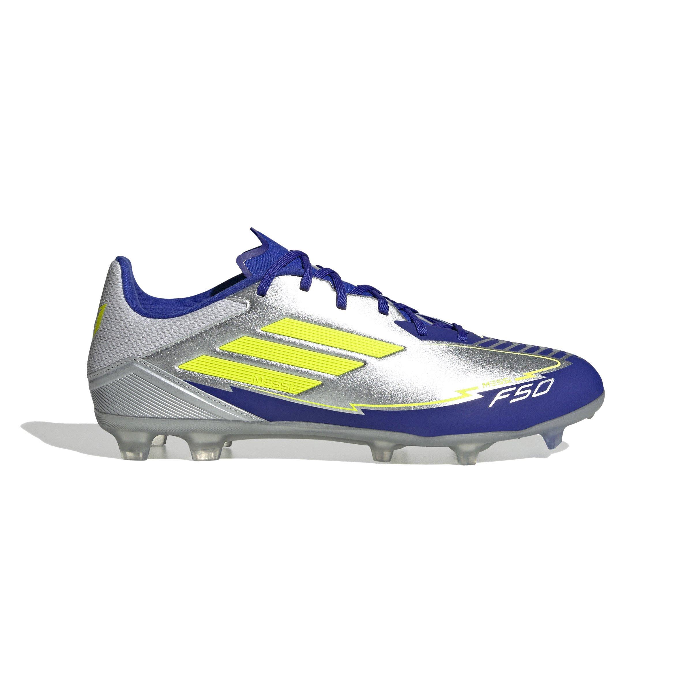 adidas F50 Messi FG/MG Cleat Silver Metallic | Hibbett display picture 3