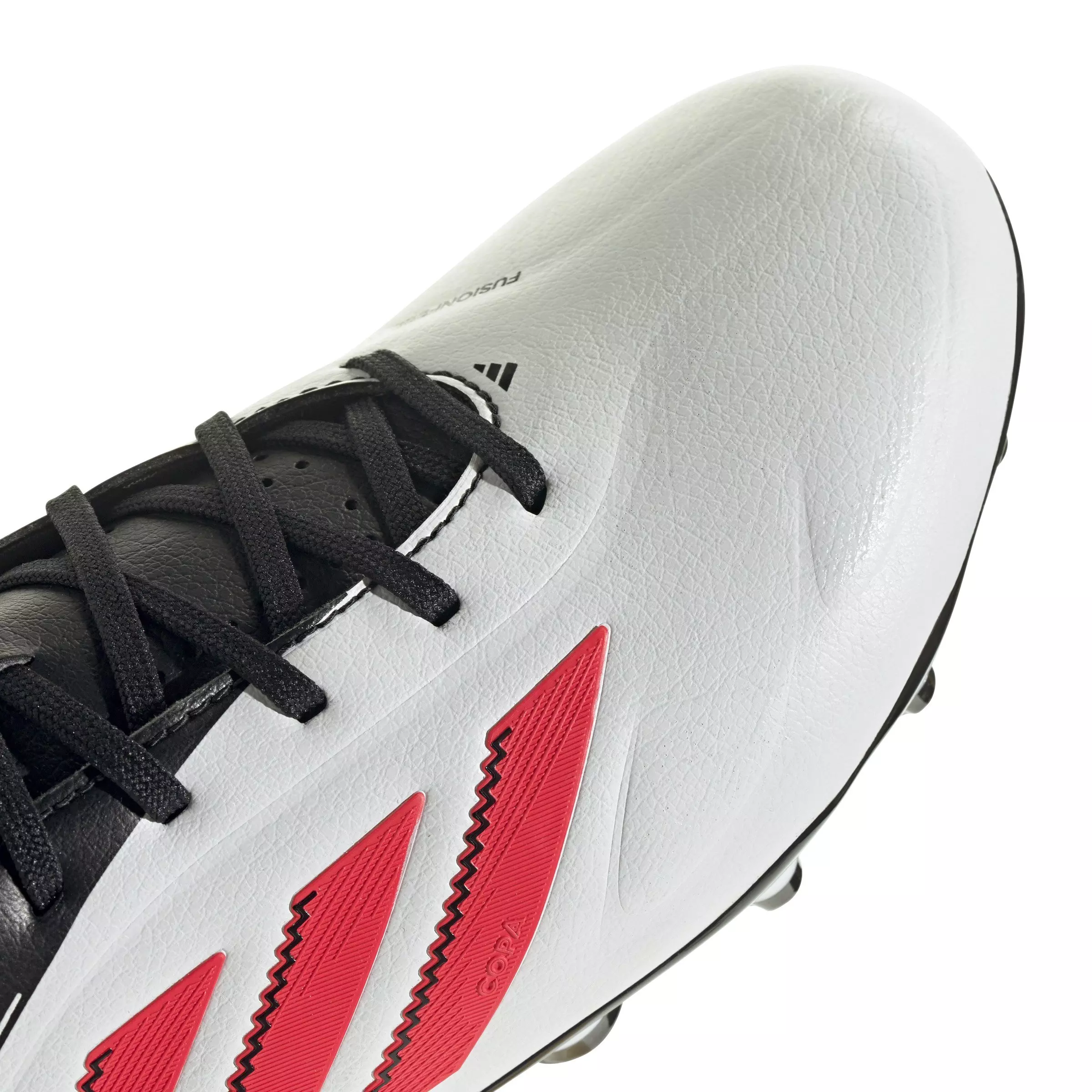 adidas Copa Pure III League FG/MG "Ftwr White/Lucid Red/Core Black" Grade School Kids' Soccer Cleat - WHITE/RED/BLACK