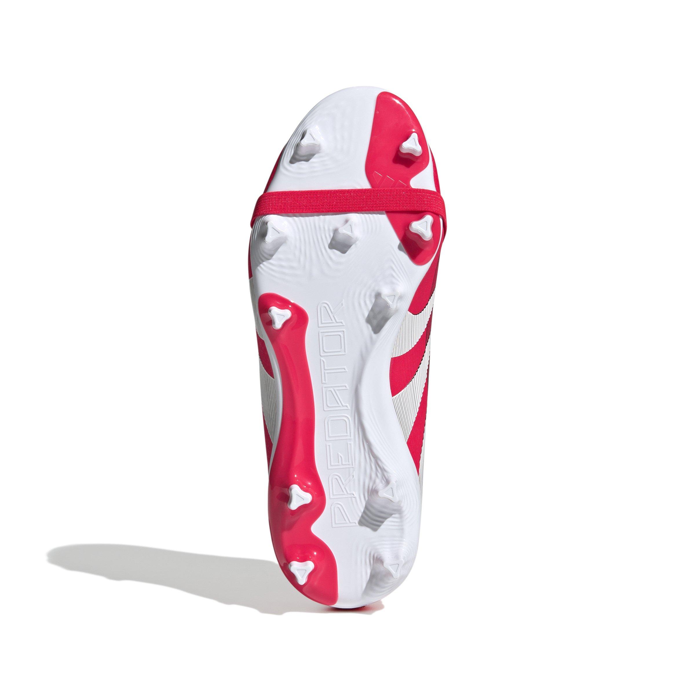 adidas Predator League FG/MG  Grade School Kids' "Lucid Red/Ftwr White/Core Black" Soccer Cleat​