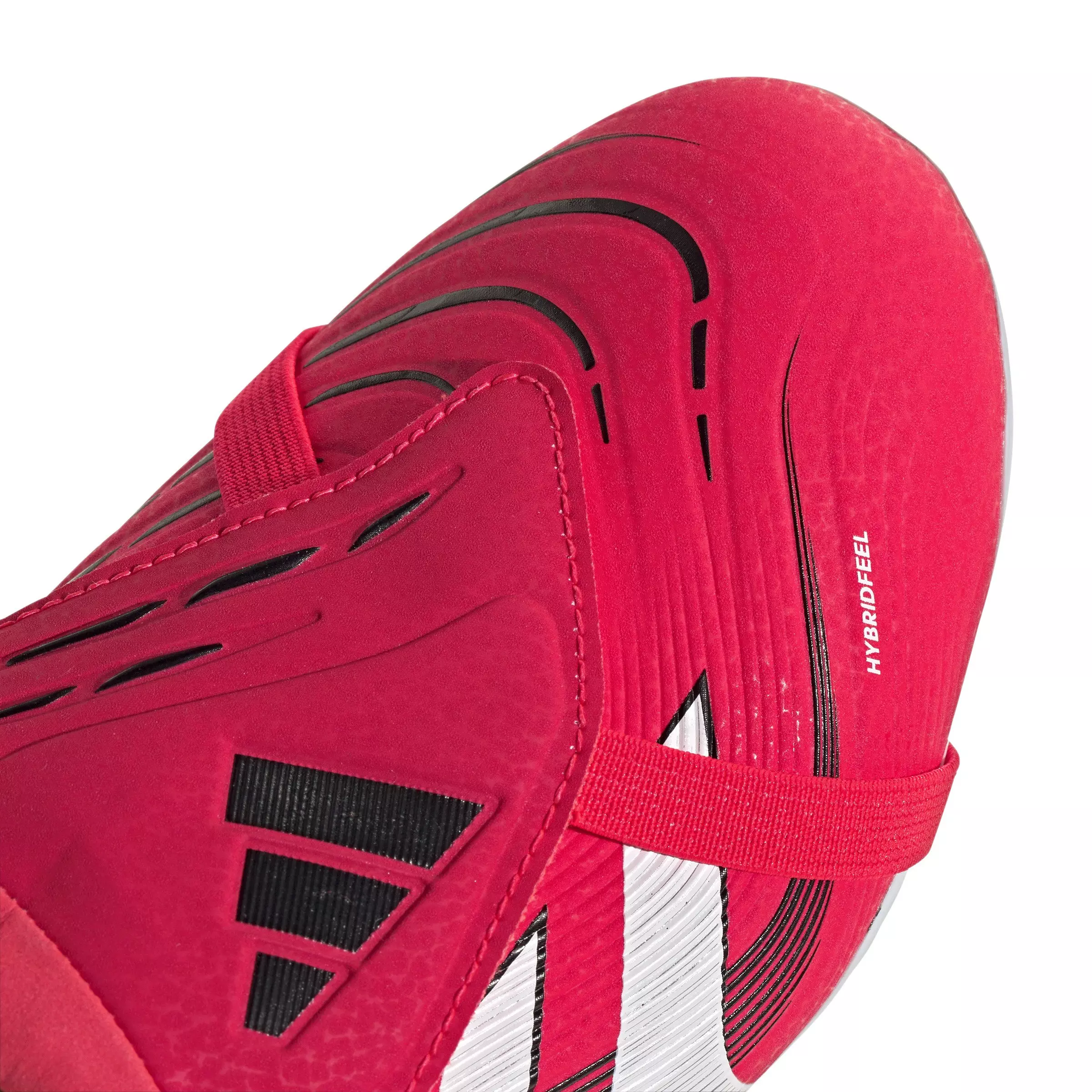 adidas Predator League FG/MG "Lucid Red/Ftwr White/Core Black" Grade School Kids' Soccer Cleat - RED/WHITE