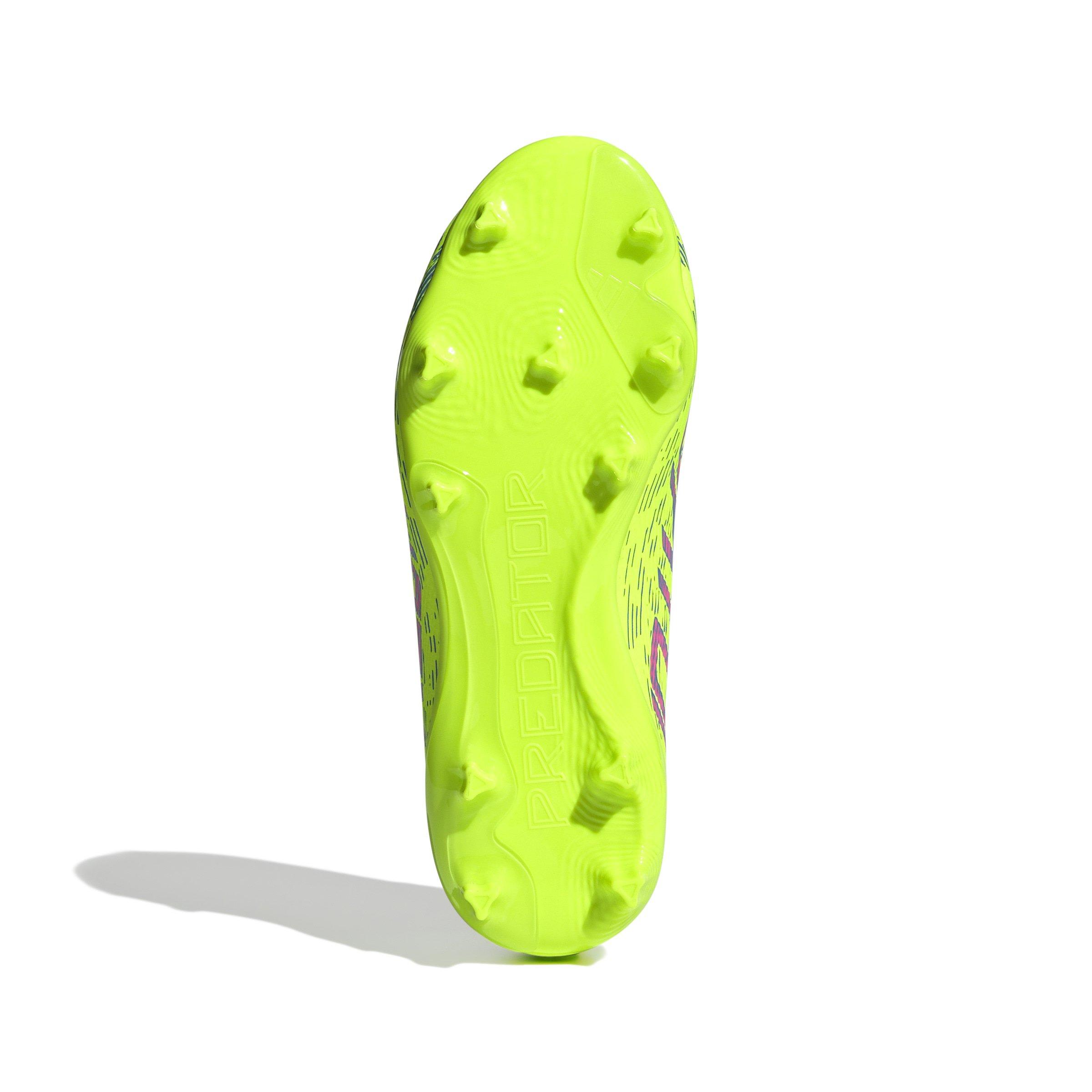 adidas Predator League FG/MG  Grade School Kids' "Lucid Lemon" Soccer Cleat
