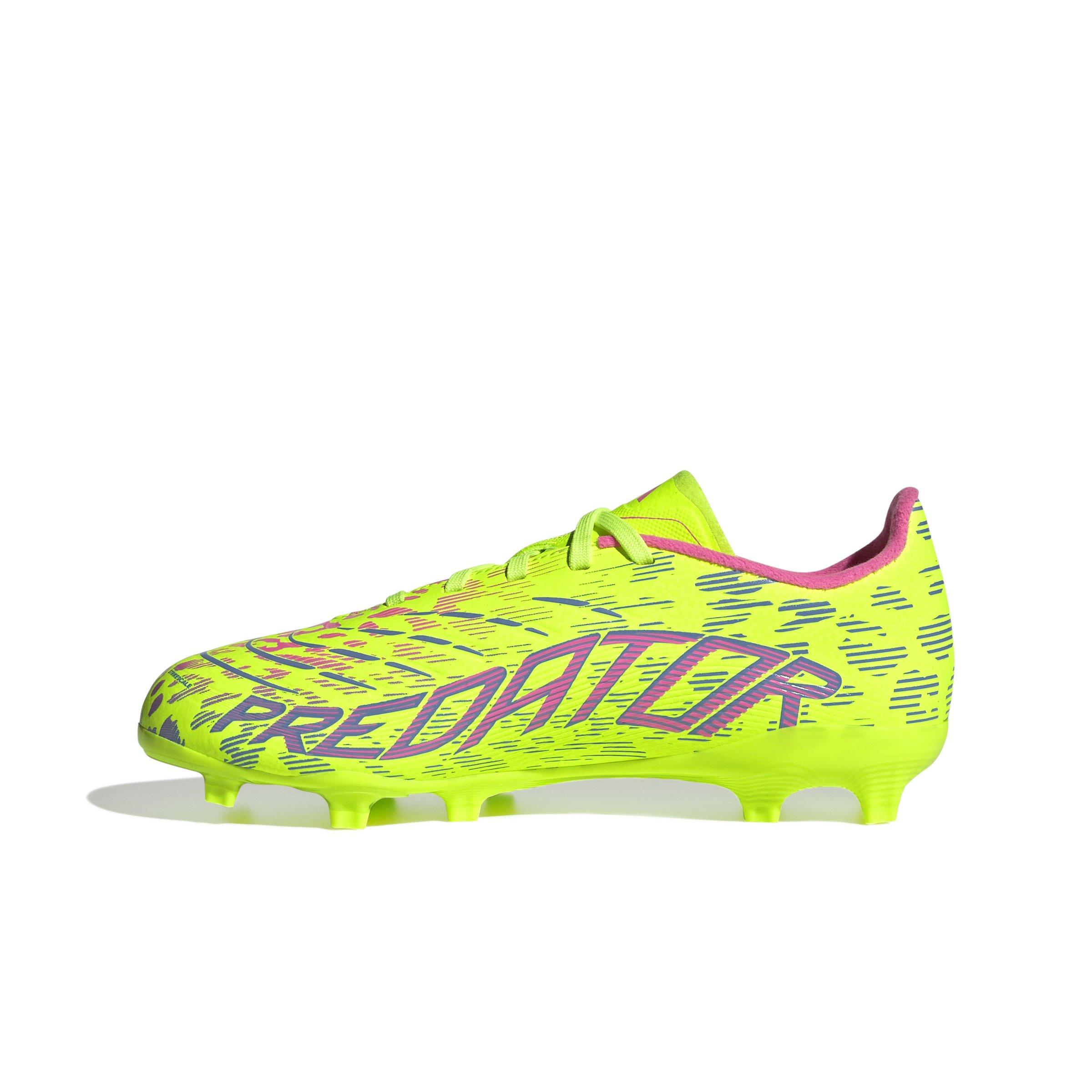 adidas Predator League FG/MG  Grade School Kids' "Lucid Lemon" Soccer Cleat