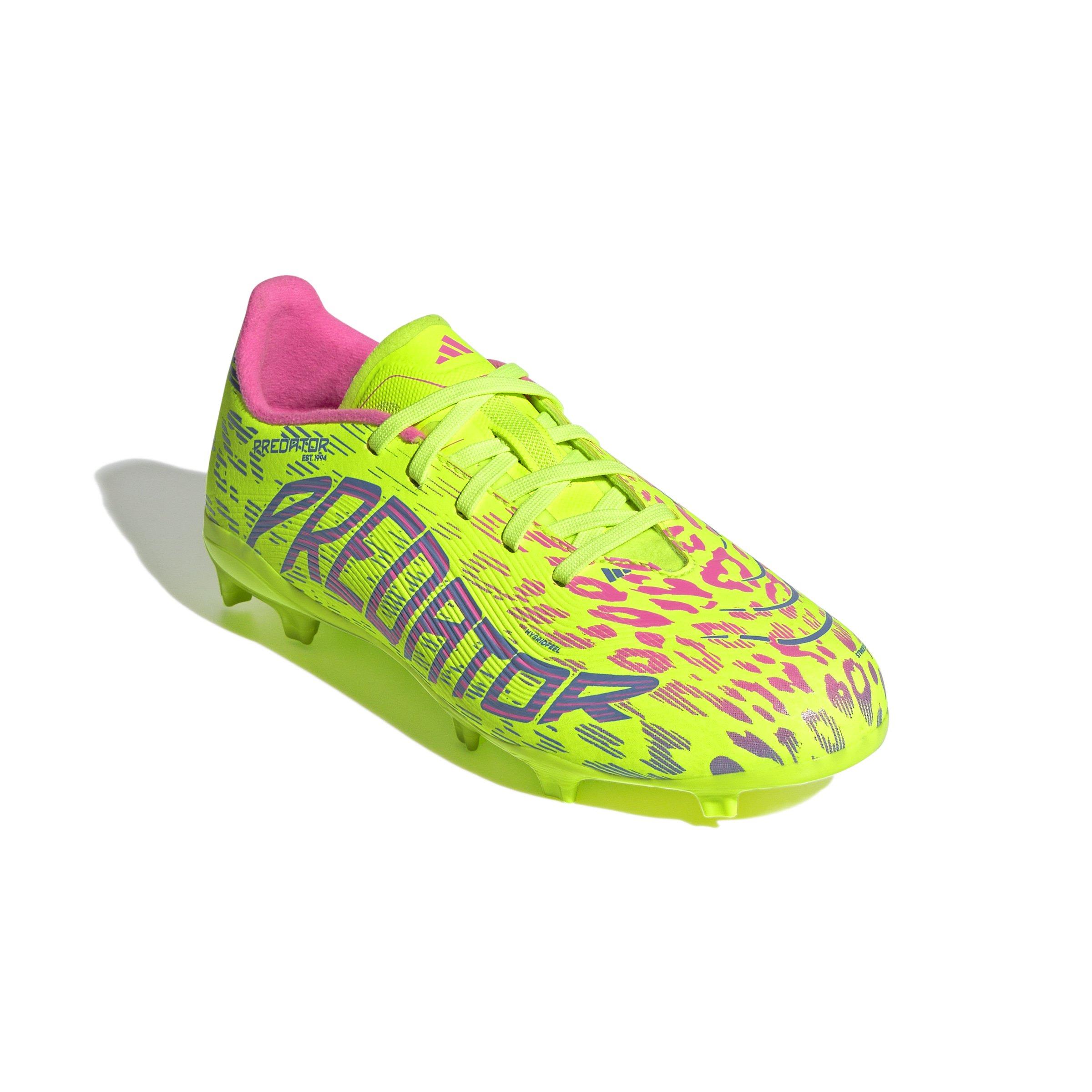 adidas Predator League FG/MG  Grade School Kids' "Lucid Lemon" Soccer Cleat