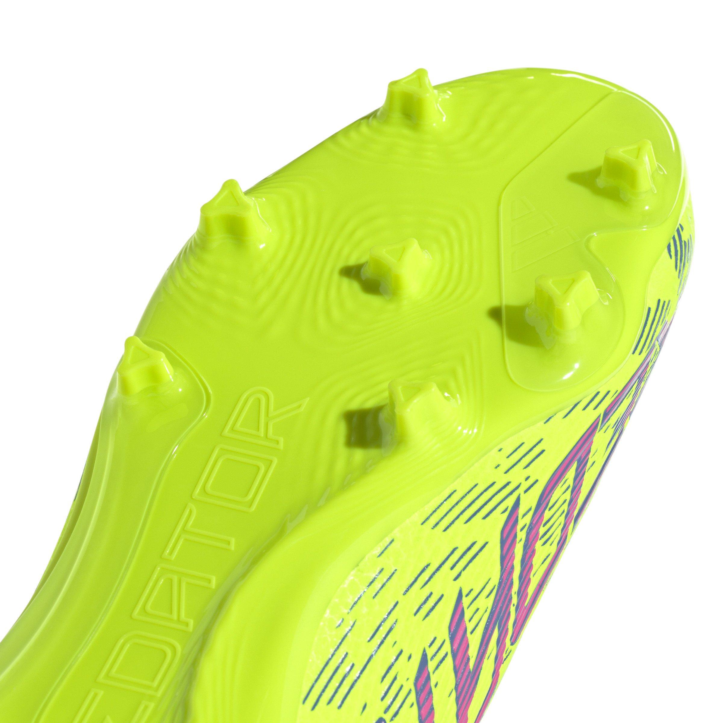 adidas Predator League FG/MG  Grade School Kids' "Lucid Lemon" Soccer Cleat