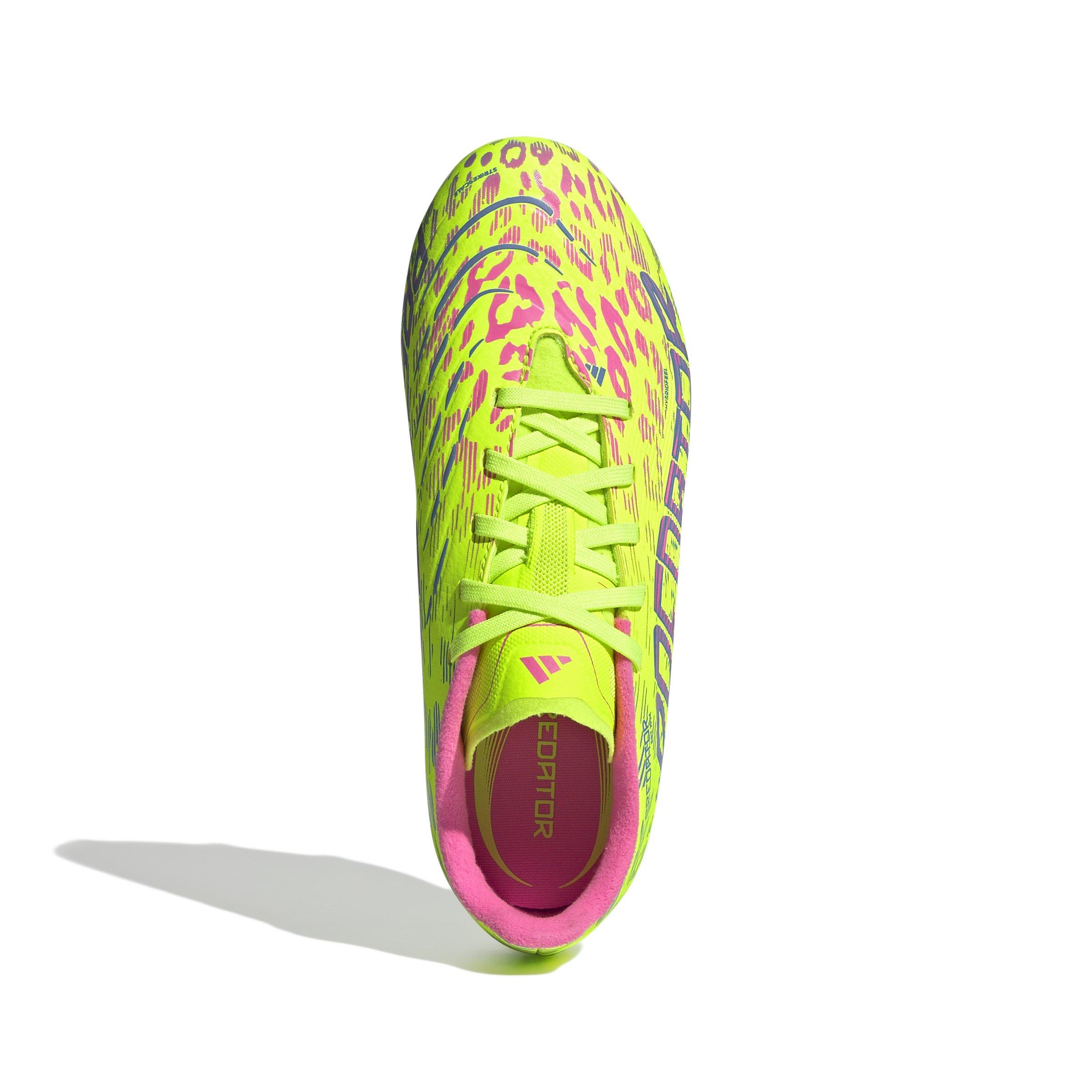 adidas Predator League FG/MG  Grade School Kids' "Lucid Lemon" Soccer Cleat