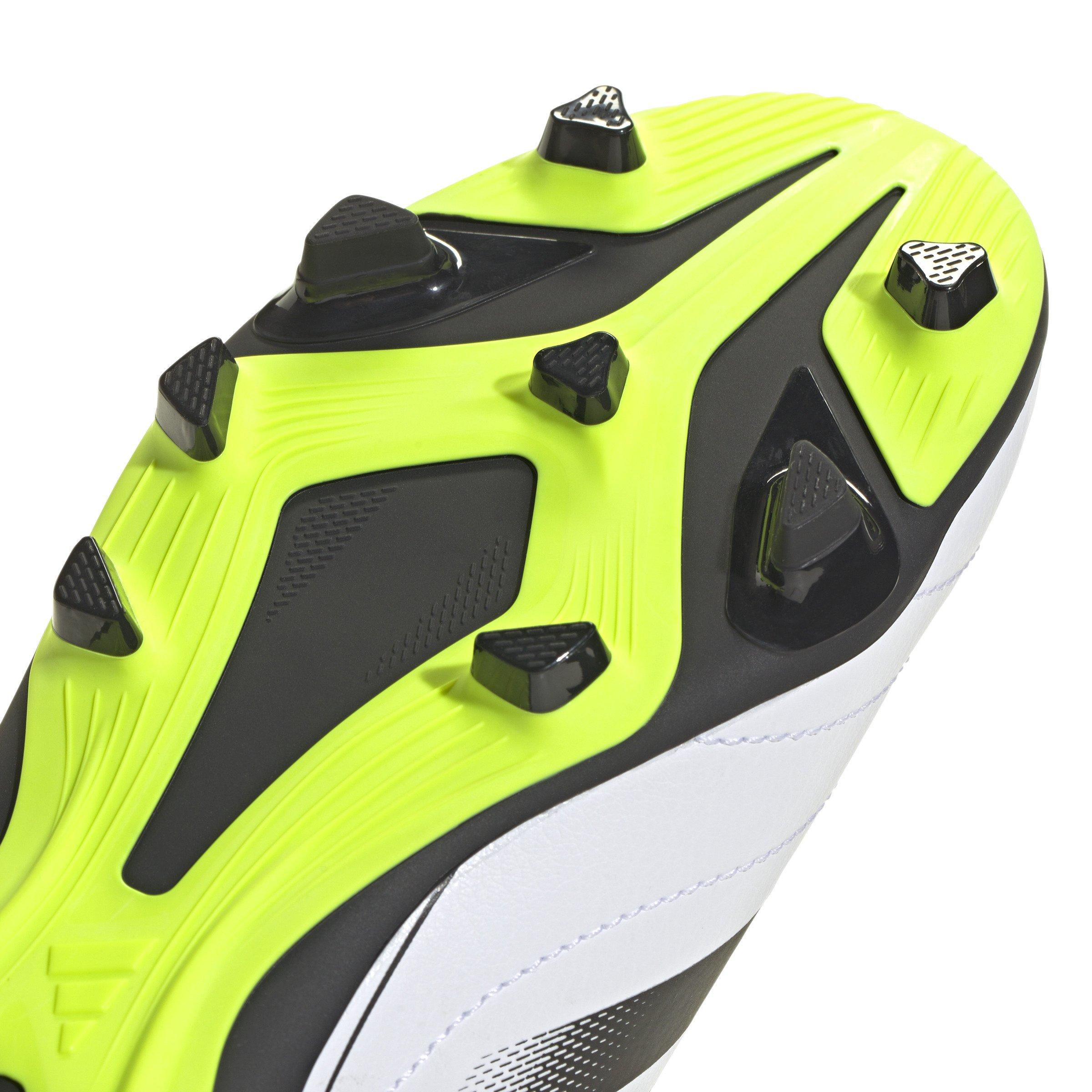 adidas Goletto IX FG/MG  Preschool Kids' "Ftwr White/Core Black/Lucid Lemon" Soccer Cleat