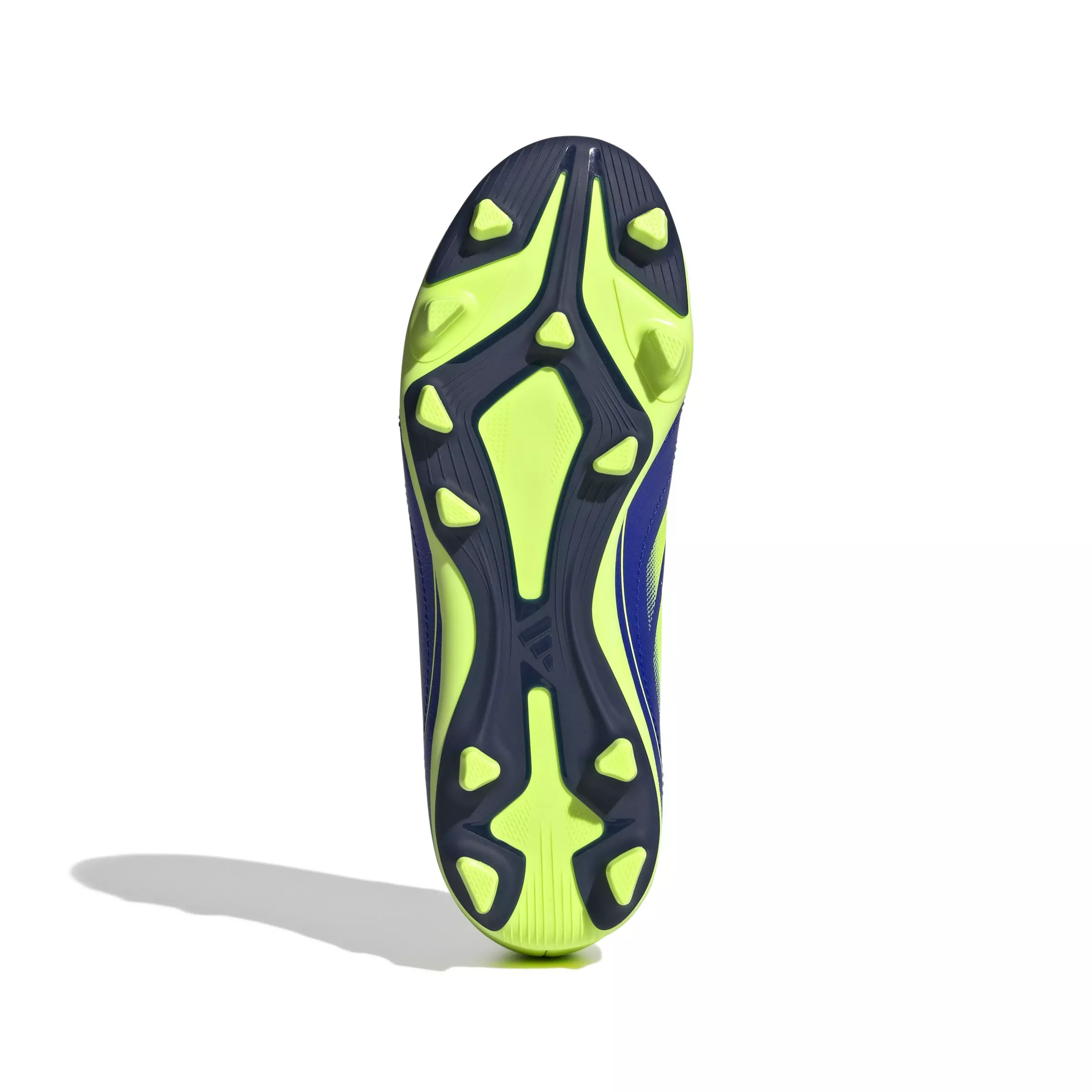 adidas Golleto IX FG/MG "Lucid Blue/Lucid Lemon/Dark Blue" Preschool Kids' Soccer Cleat - BLUE/YELLOW