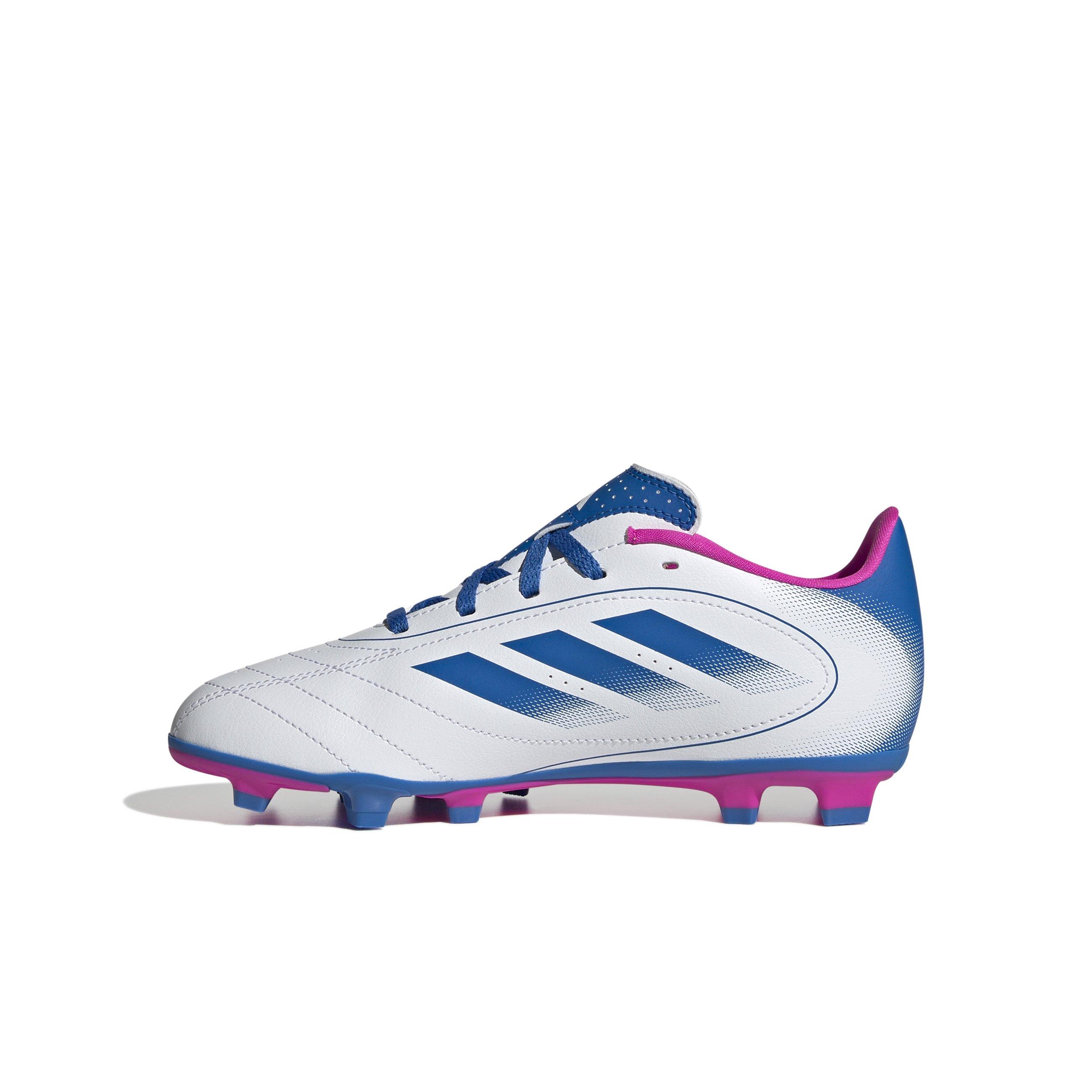 adidas Goletto IX FG/MG  Preschool Girls' "Ftwr White/Bright Royal/Team Shock Pink" Soccer Cleat