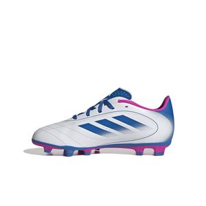 adidas Goletto IX FG/MG "Ftwr White/Bright Royal/Team Shock Pink" Preschool Girls' Soccer Cleat