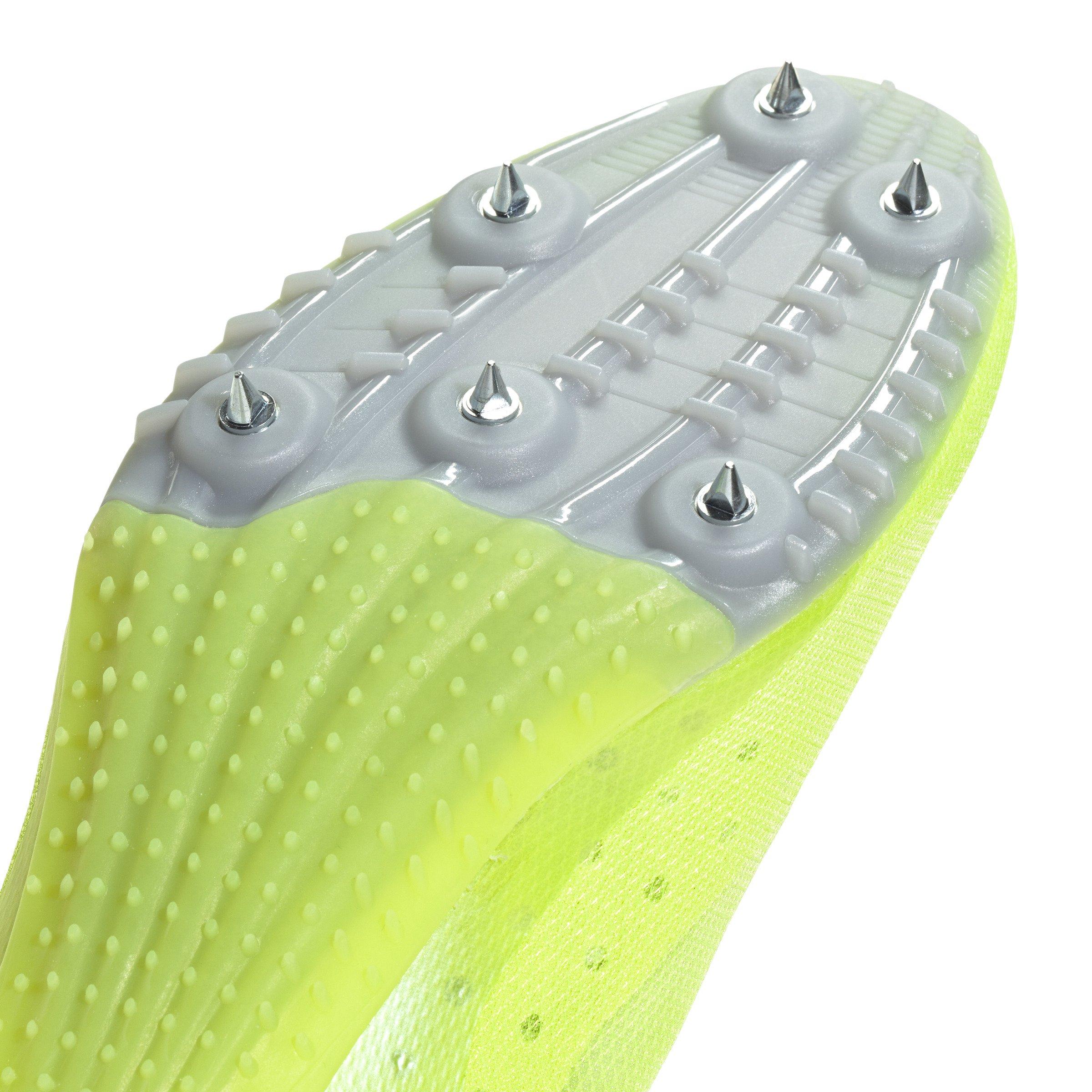 adidas Sprintstar "Lucid Lemon/Core Black/Halo Silver" Men's Track Spike - LIME/BLACK Thumbnail View 4