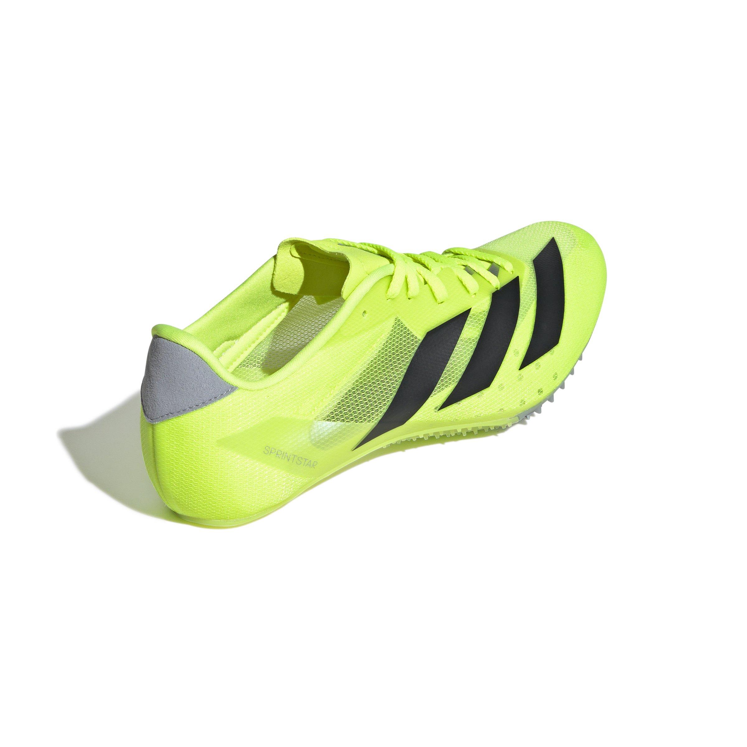 adidas Sprintstar "Lucid Lemon/Core Black/Halo Silver" Men's Track Spike - LIME/BLACK Thumbnail View 8