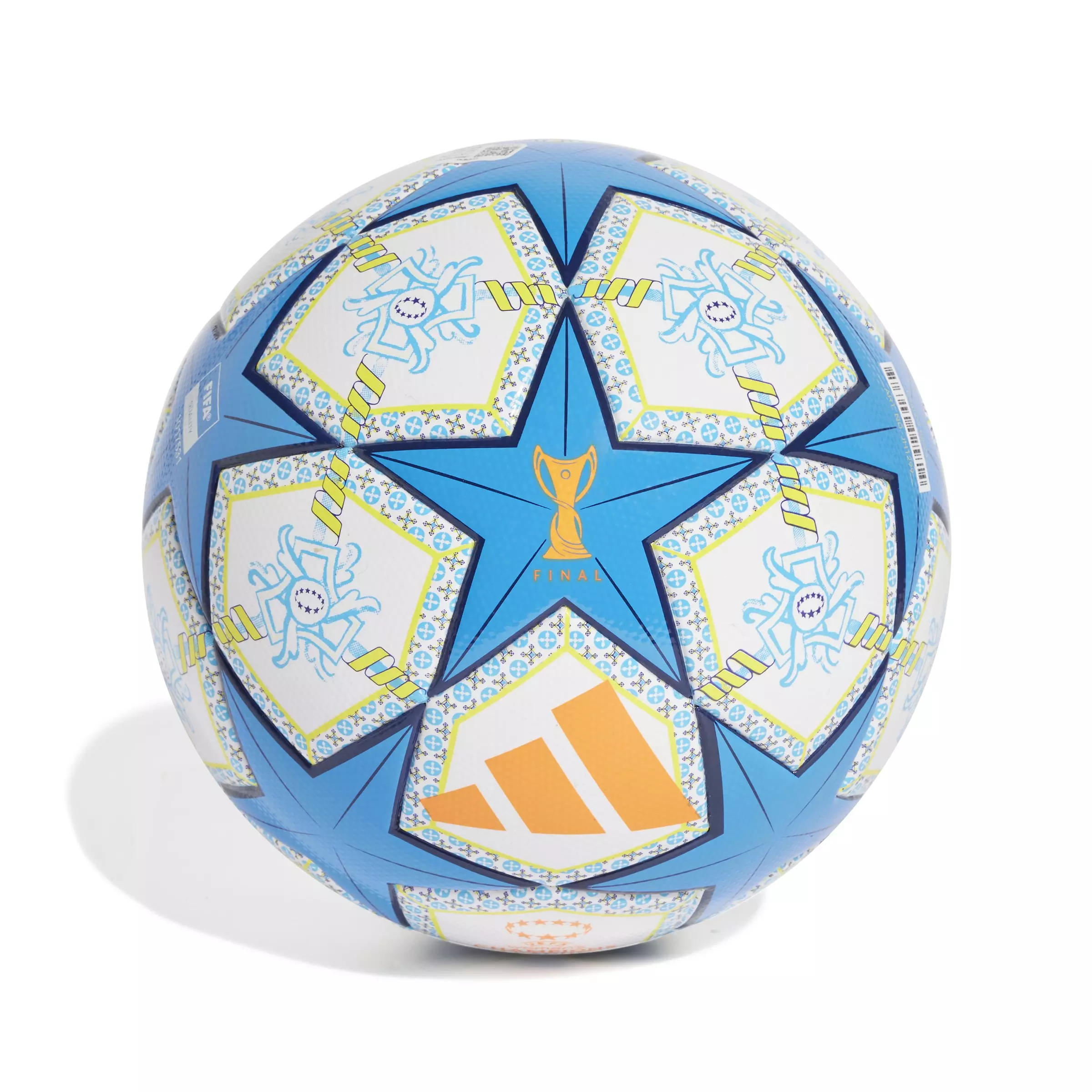 adidas UWCL League 24/25 Knockout Stages Ball - WHITE/ROYAL/ORANGE
