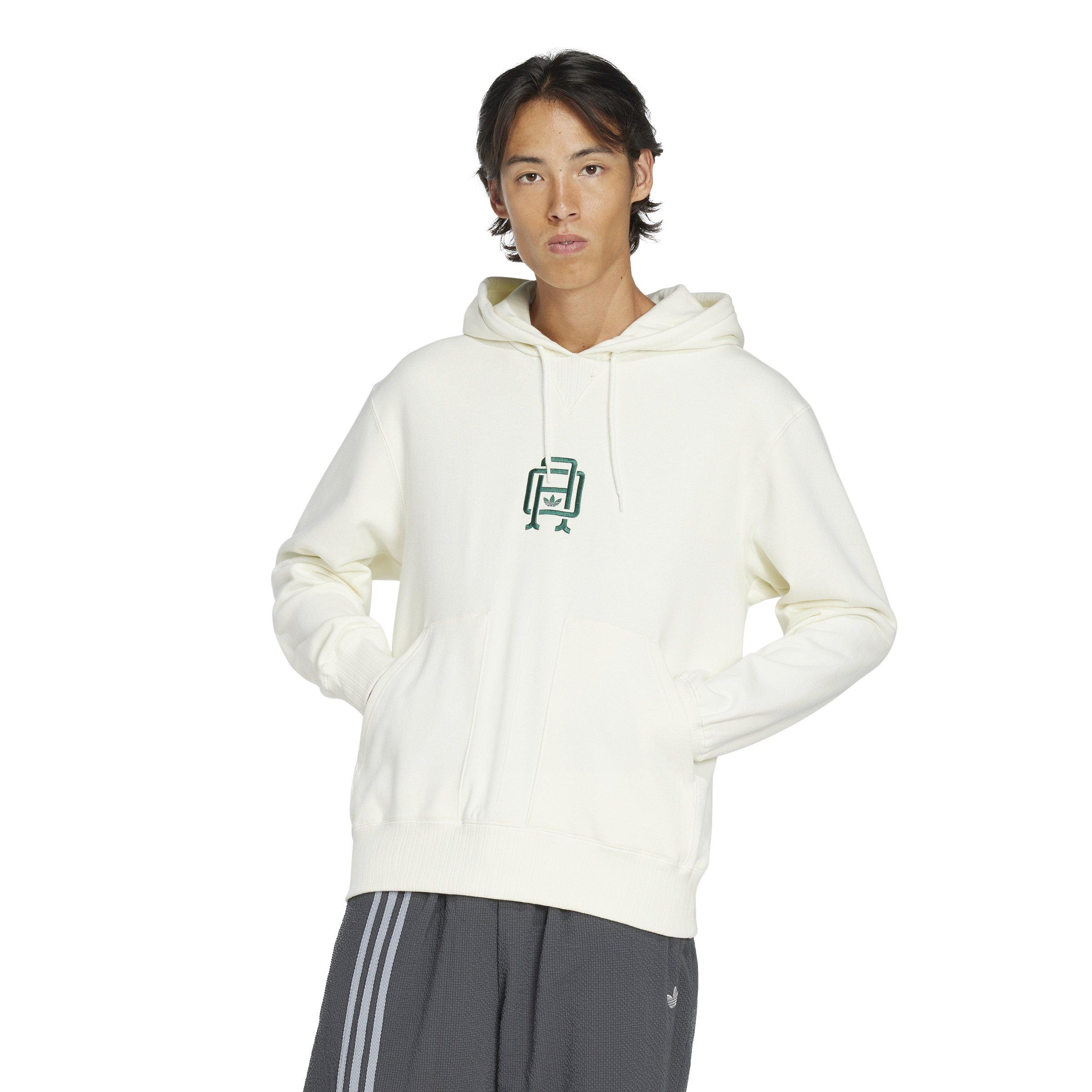 adidas Originals Men's Varsity Pullover Hoodie-Off-White - OFF-WHITE Thumbnail View 1