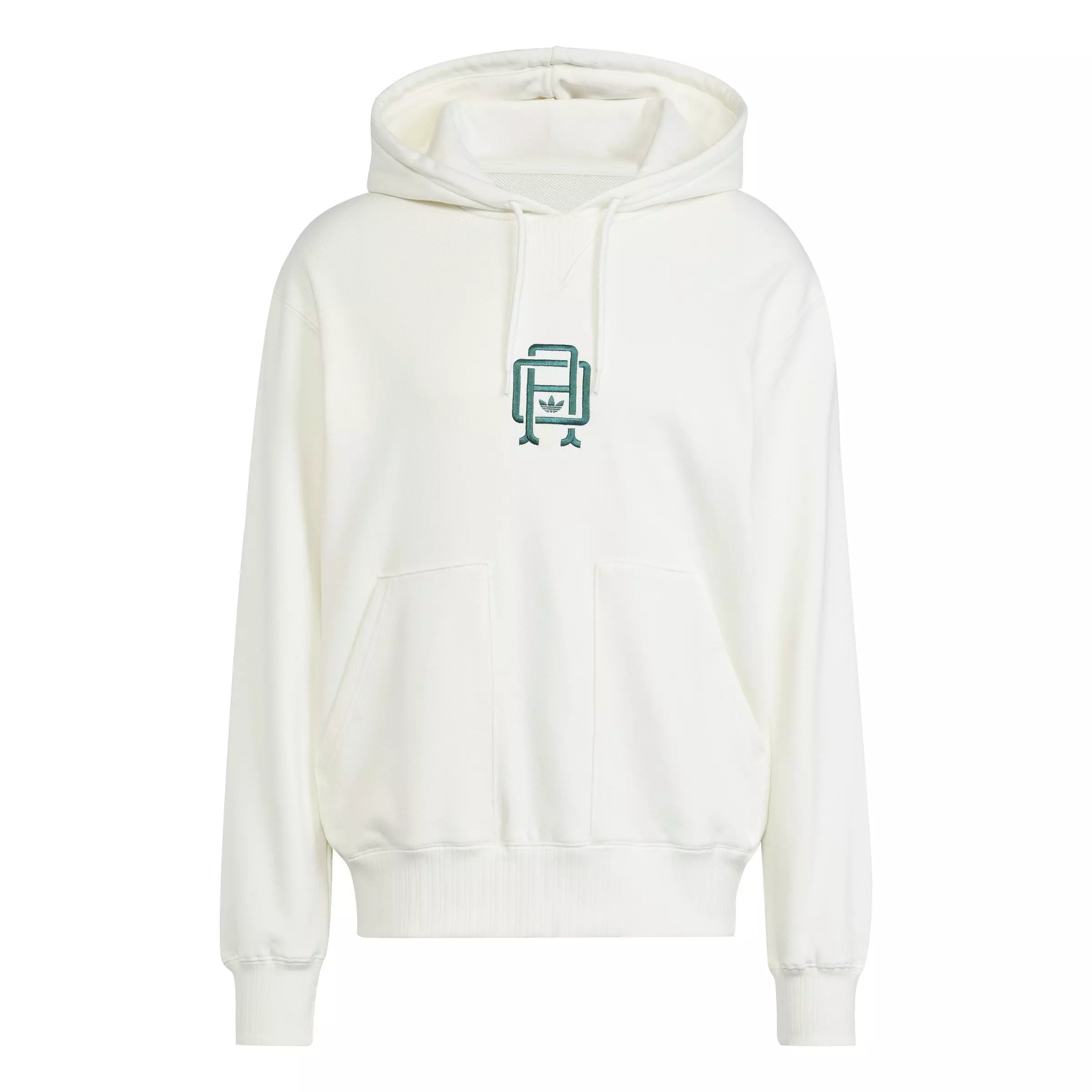 adidas Originals Men's Varsity Pullover Hoodie-Off-White - OFF-WHITE