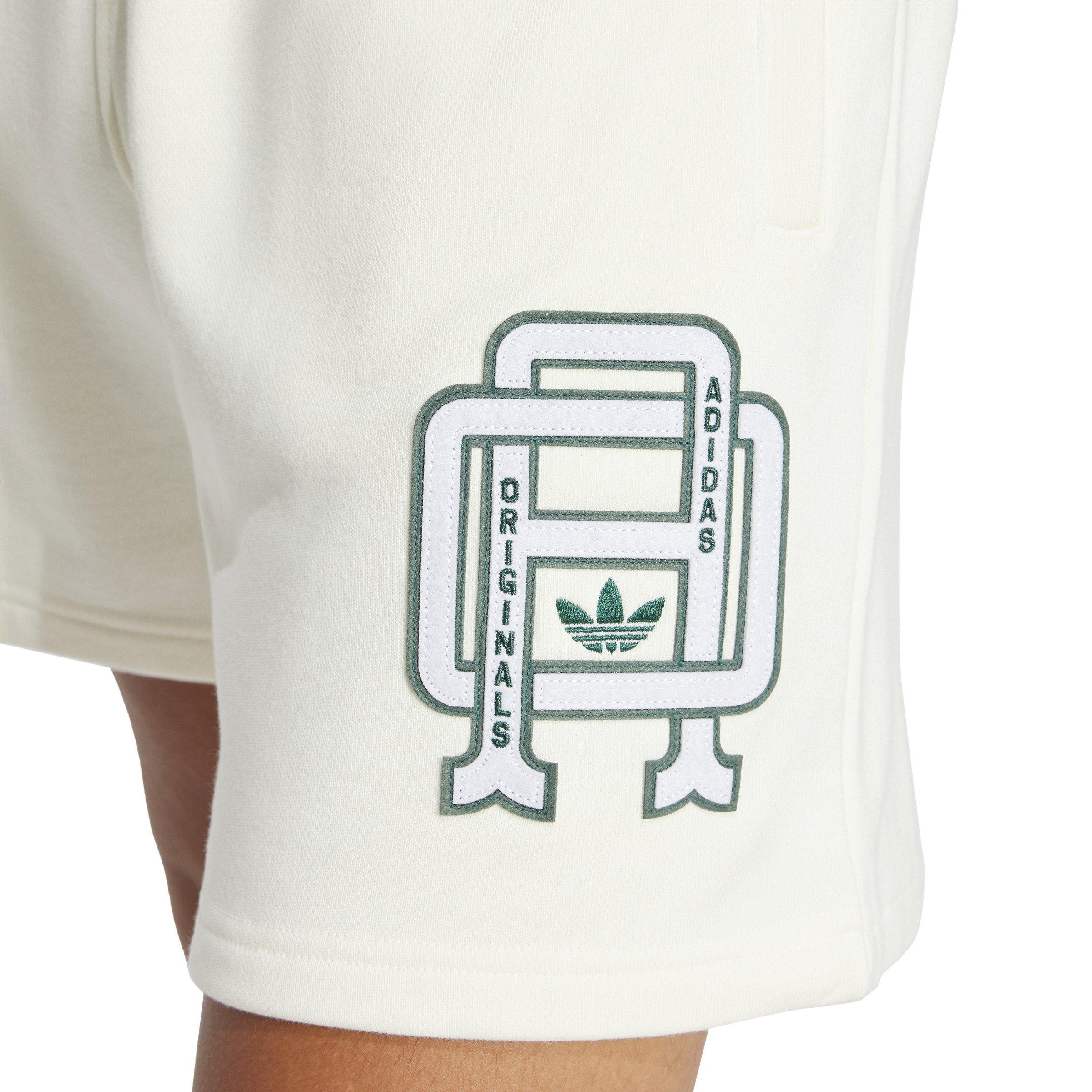 adidas Originals Men's Varsity Shorts - OFF-WHITE Thumbnail View 4