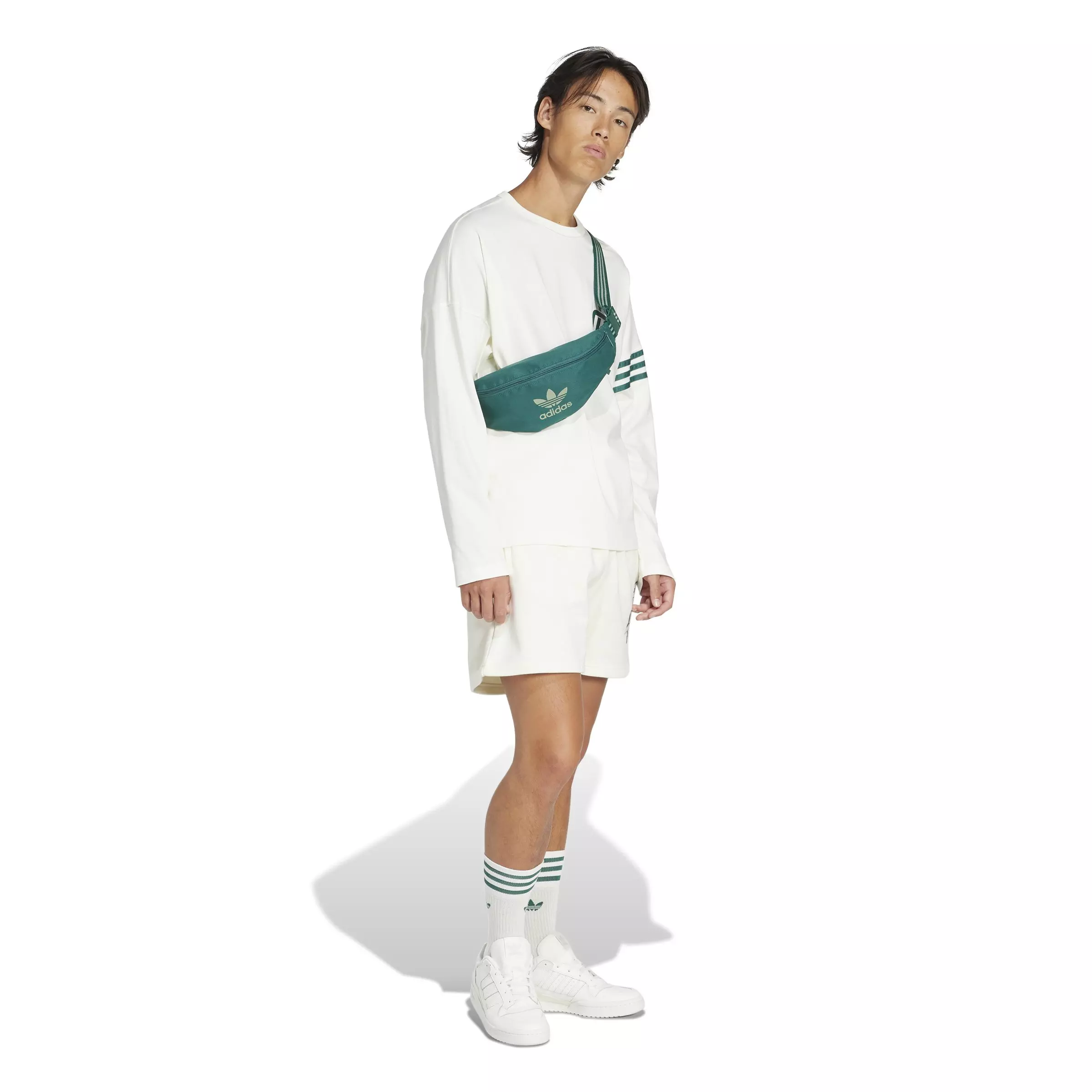 adidas Originals Men's Varsity Shorts - OFF-WHITE