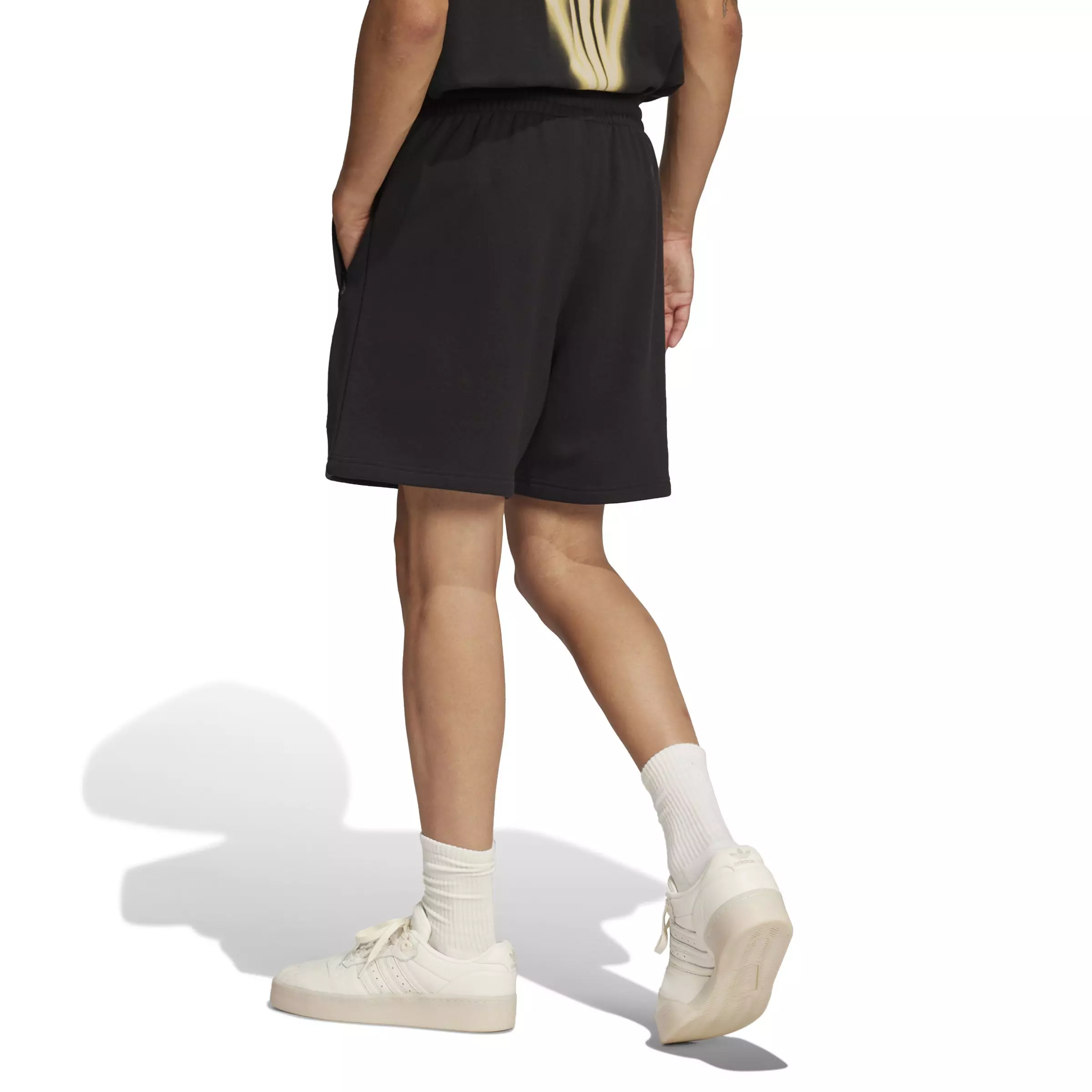 adidas Originals Men's Varsity Shorts - Black - BLACK