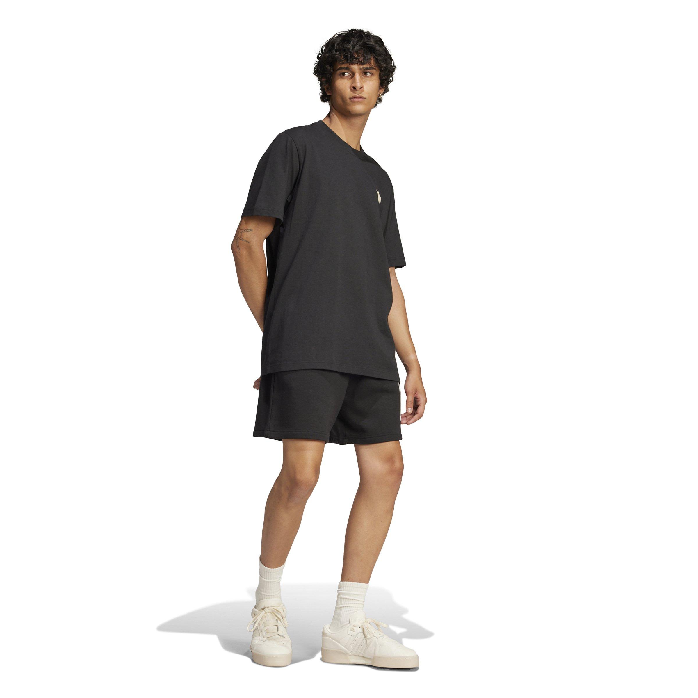 adidas Originals Men's Varsity Shorts-Black - BLACK Thumbnail View 5