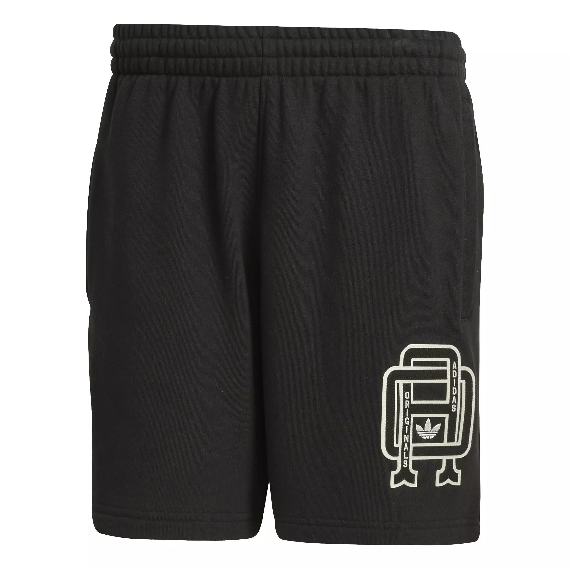 adidas Originals Men's Varsity Shorts - Black - BLACK