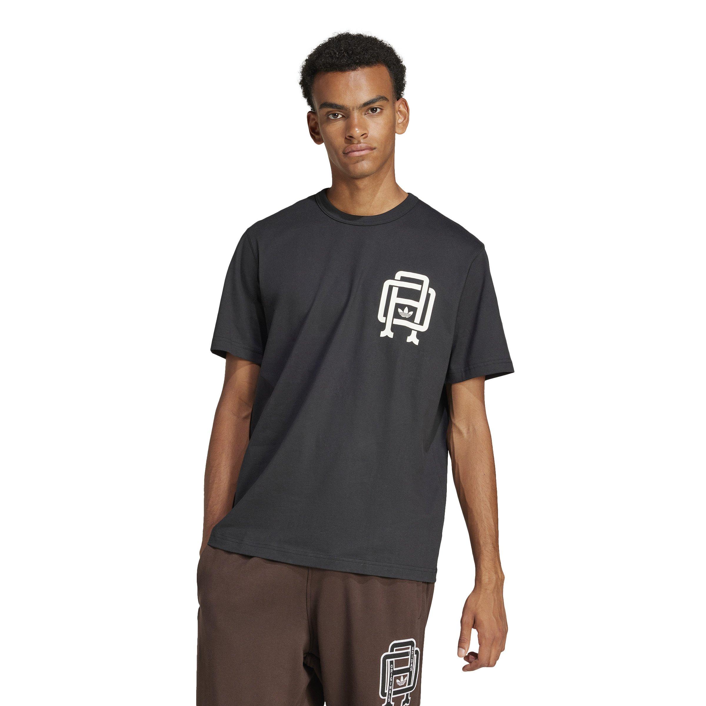 adidas Originals Men's Varsity Tee - BLACK Thumbnail View 1