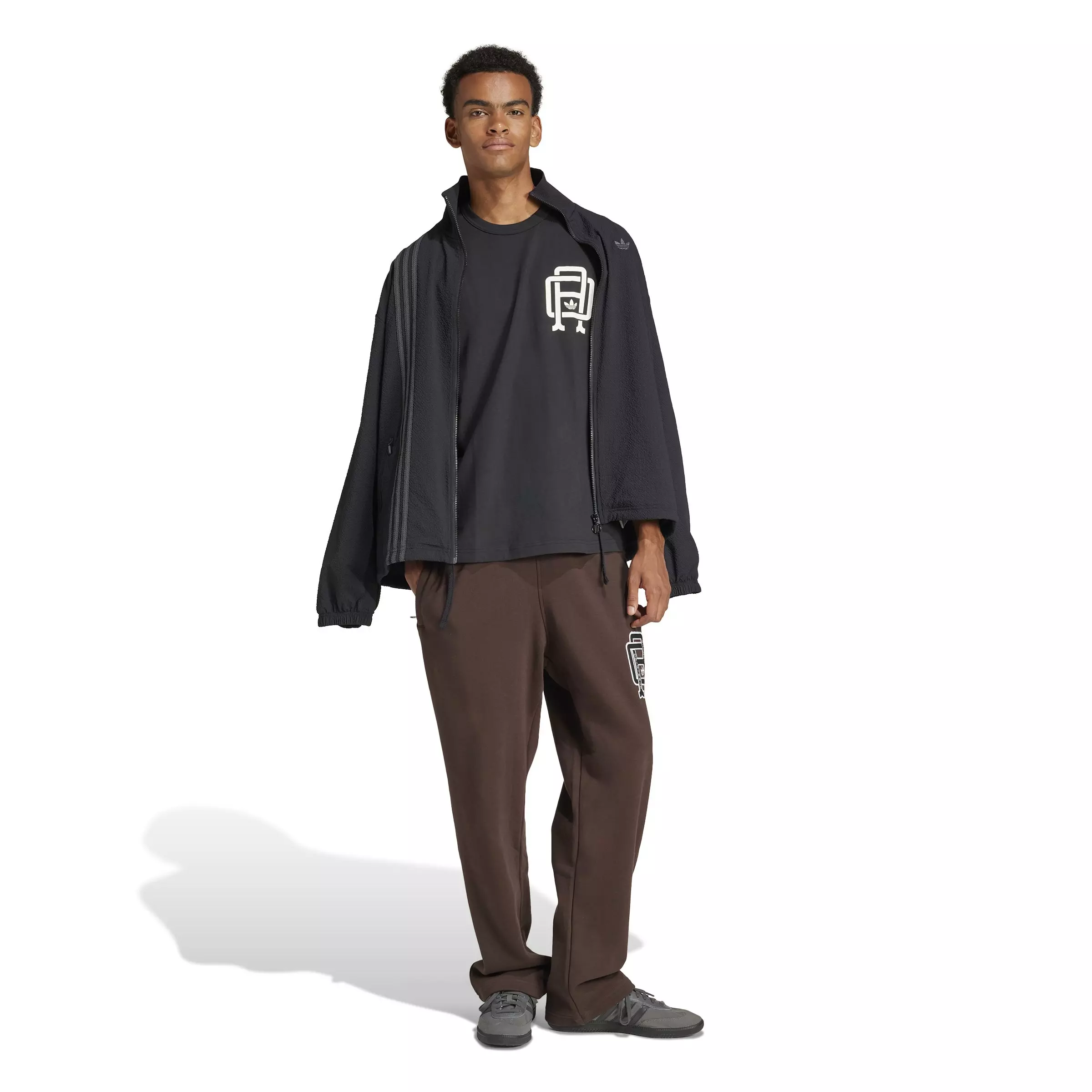 adidas Originals Men's Varsity Tee - BLACK