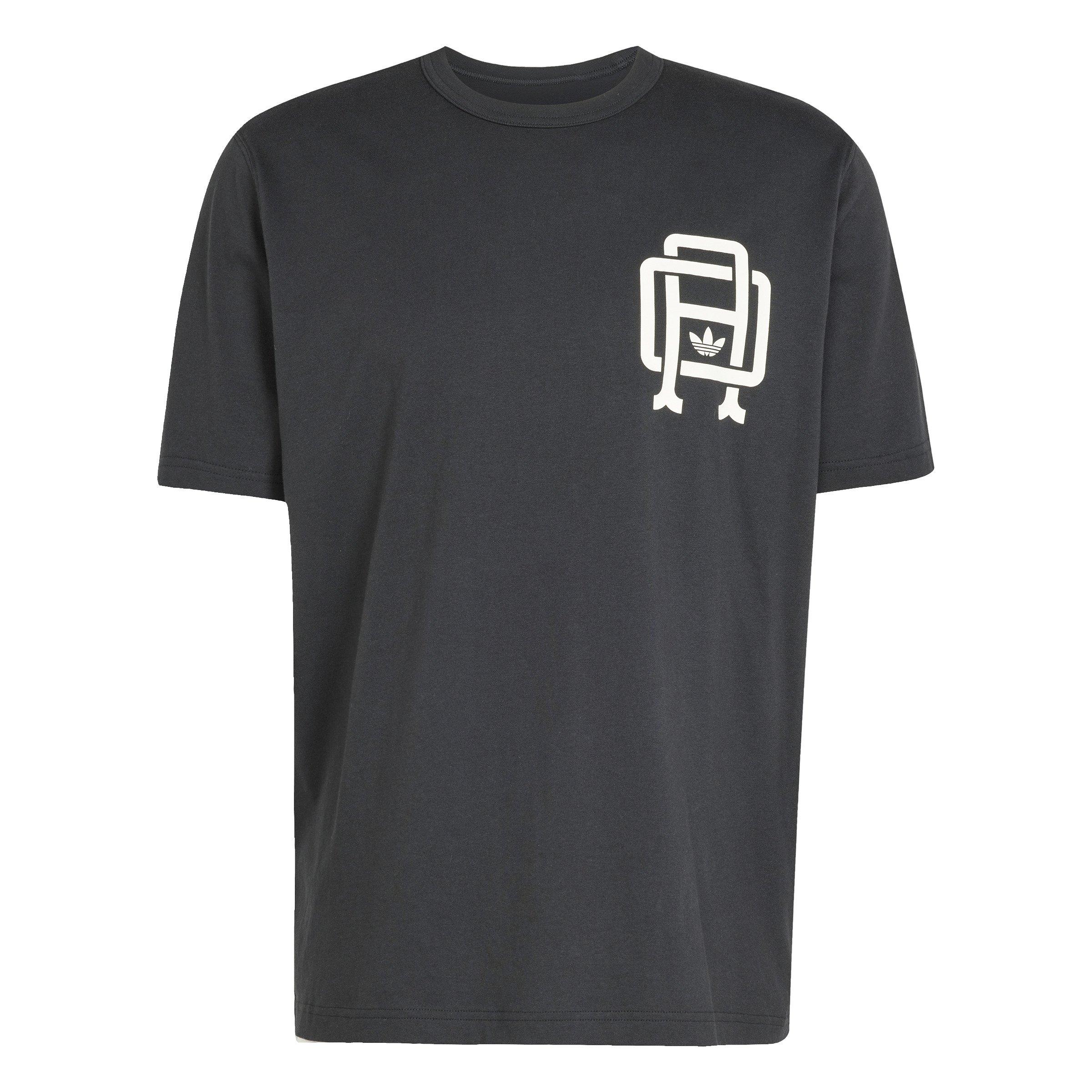 adidas Originals Men's Varsity Tee - BLACK Thumbnail View 6