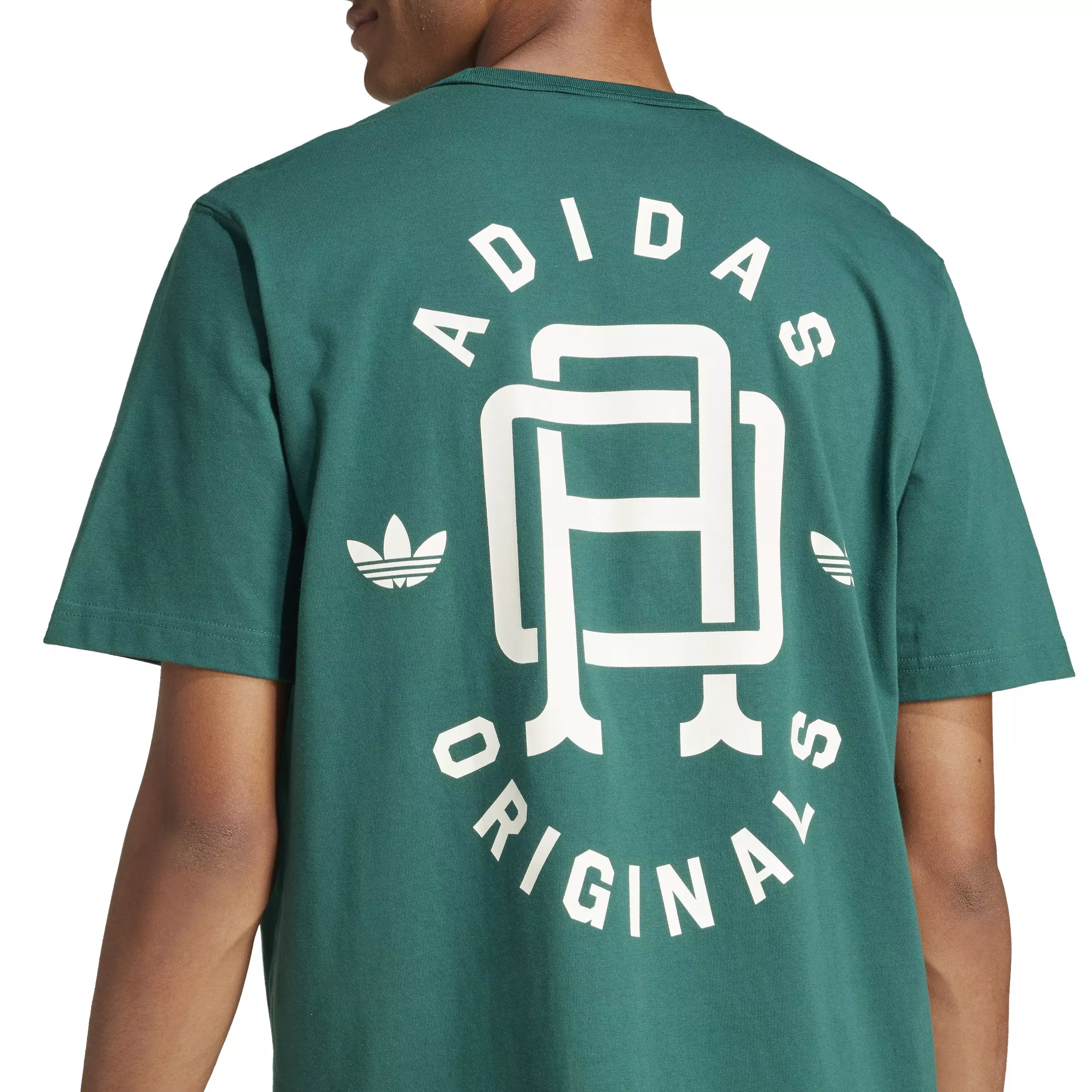 adidas Originals Men's Varsity Tee-Green - GREEN