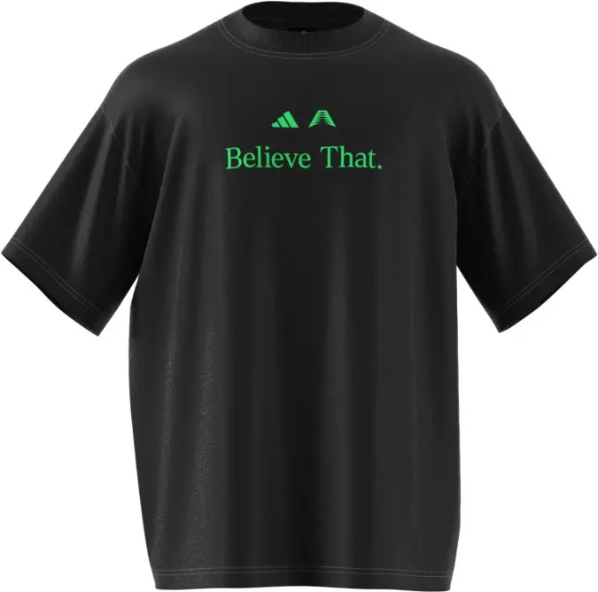 adidas Men's Anthony Edwards Believe That Graphic Tee - BLACK