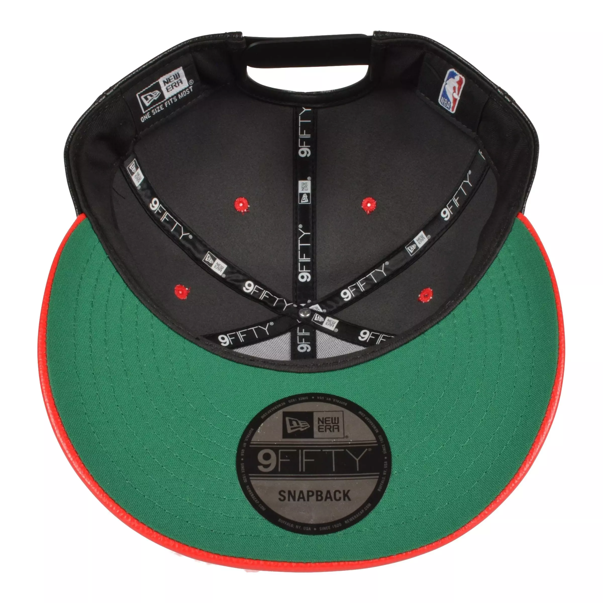New Era Chicago Bulls 9FIFTY Retro 3 "Cement" Snapback-Grey/Black - BLACK/RED