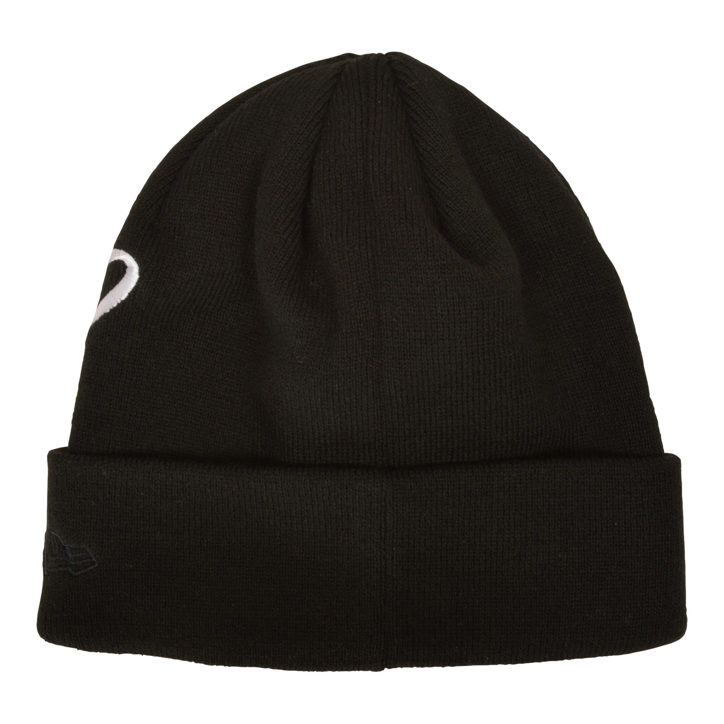 New Era Chicago White Sox Chicago Script Knit Beanie-Black/White