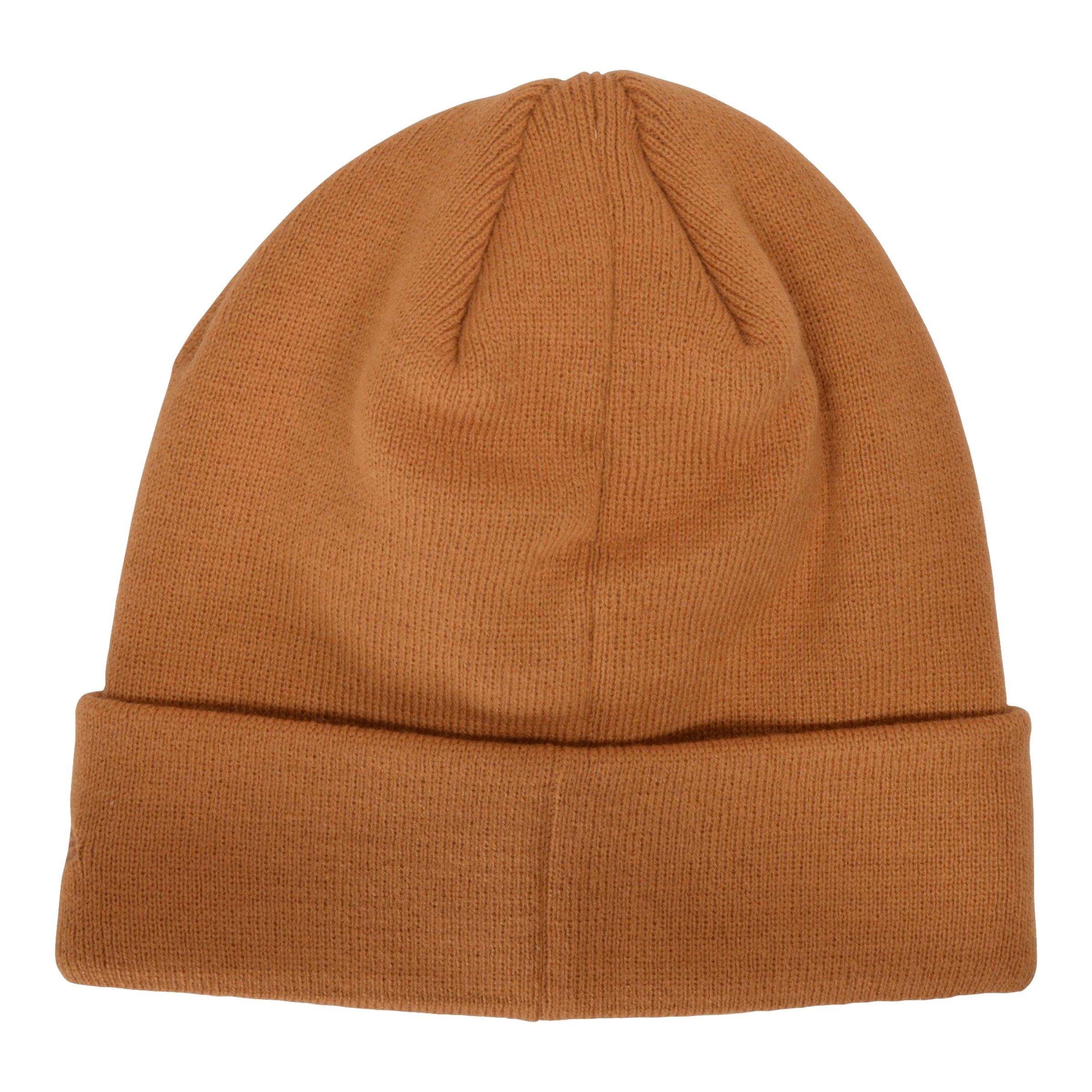 New Era New York Yankees 'New York' Script Knit Beanie - Wheat/Black - TAN Thumbnail View 2