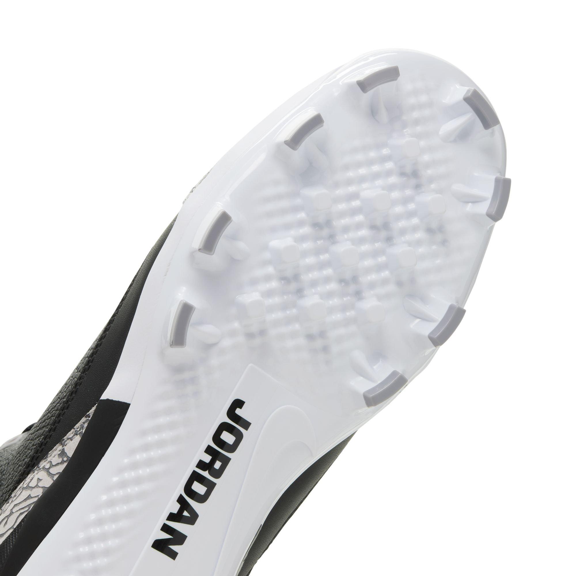 Jordan 3 Retro MCS "Cement Grey" Men's Baseball Cleat - BLACK/FIRE RED/CEMENT GREY Thumbnail View 4