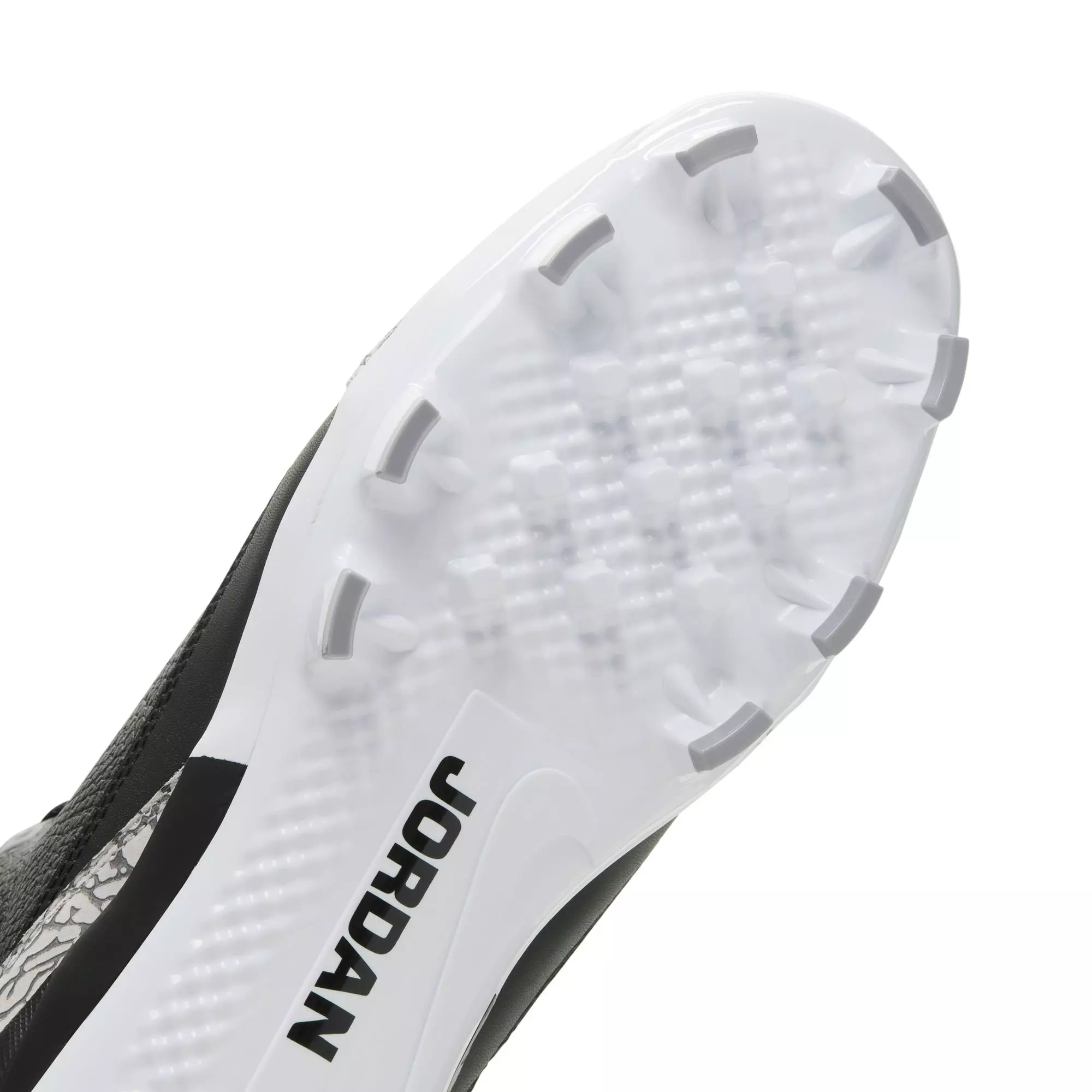 Jordan 3 Retro MCS "Cement Grey" Men's Baseball Cleat - BLACK/FIRE RED/CEMENT GREY