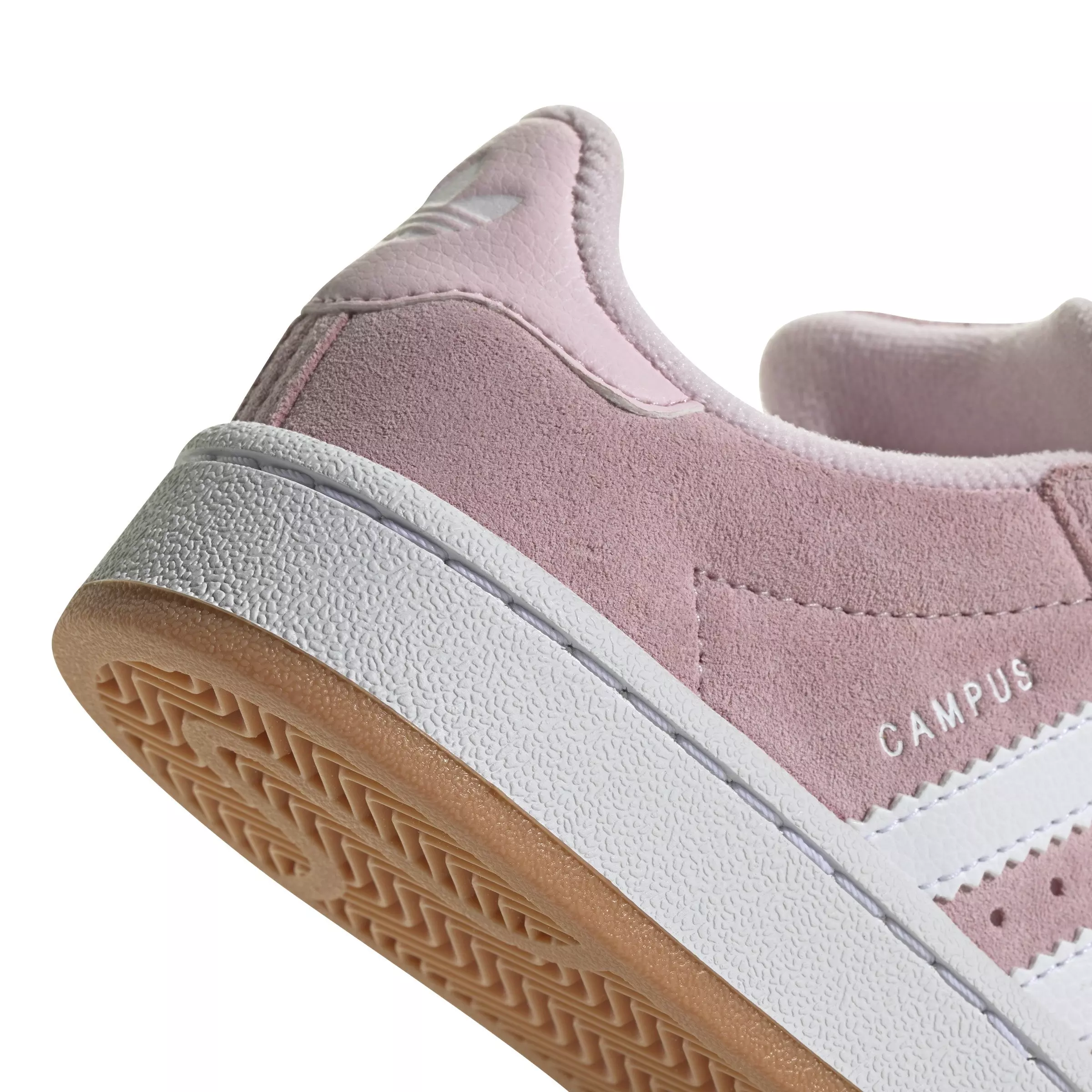 adidas Originals Campus 00s "Clear Pink/Ftwr White/Gum" Preschool Girls' Shoe - PINK/WHITE