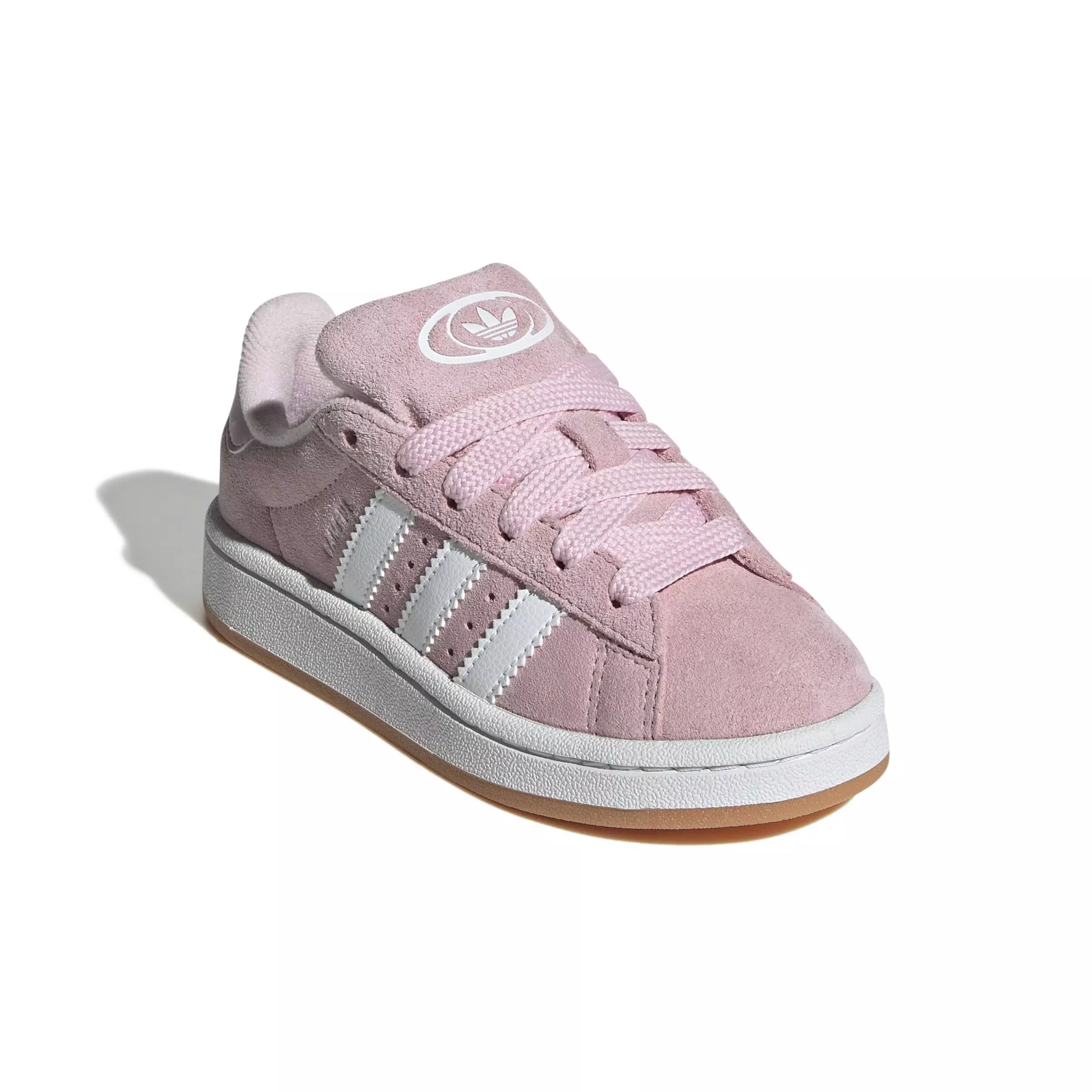 adidas Originals Campus 00s "Clear Pink/Ftwr White/Gum" Preschool Girls' Shoe - PINK/WHITE