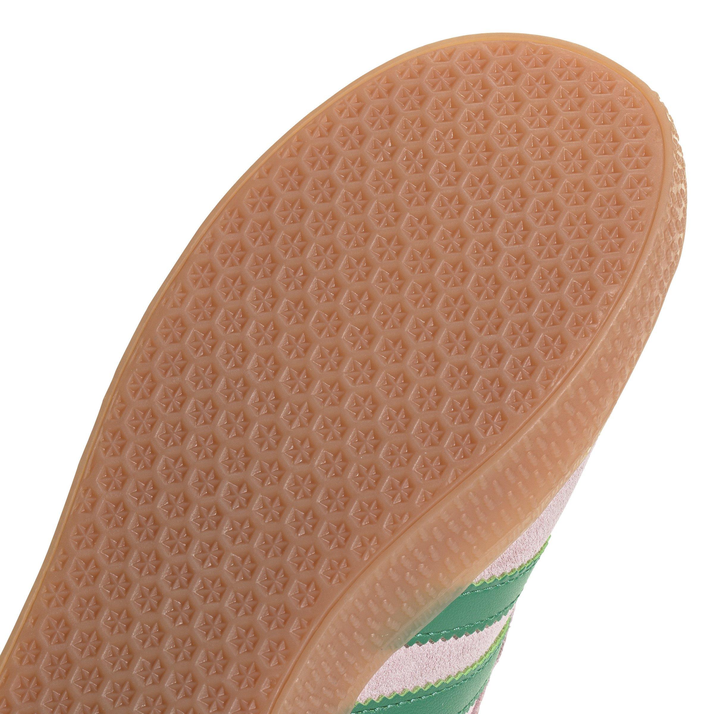 adidas Originals Gazelle Grade School Girls' "Clear Pink/Court Green/Bliss Pink" Shoe
