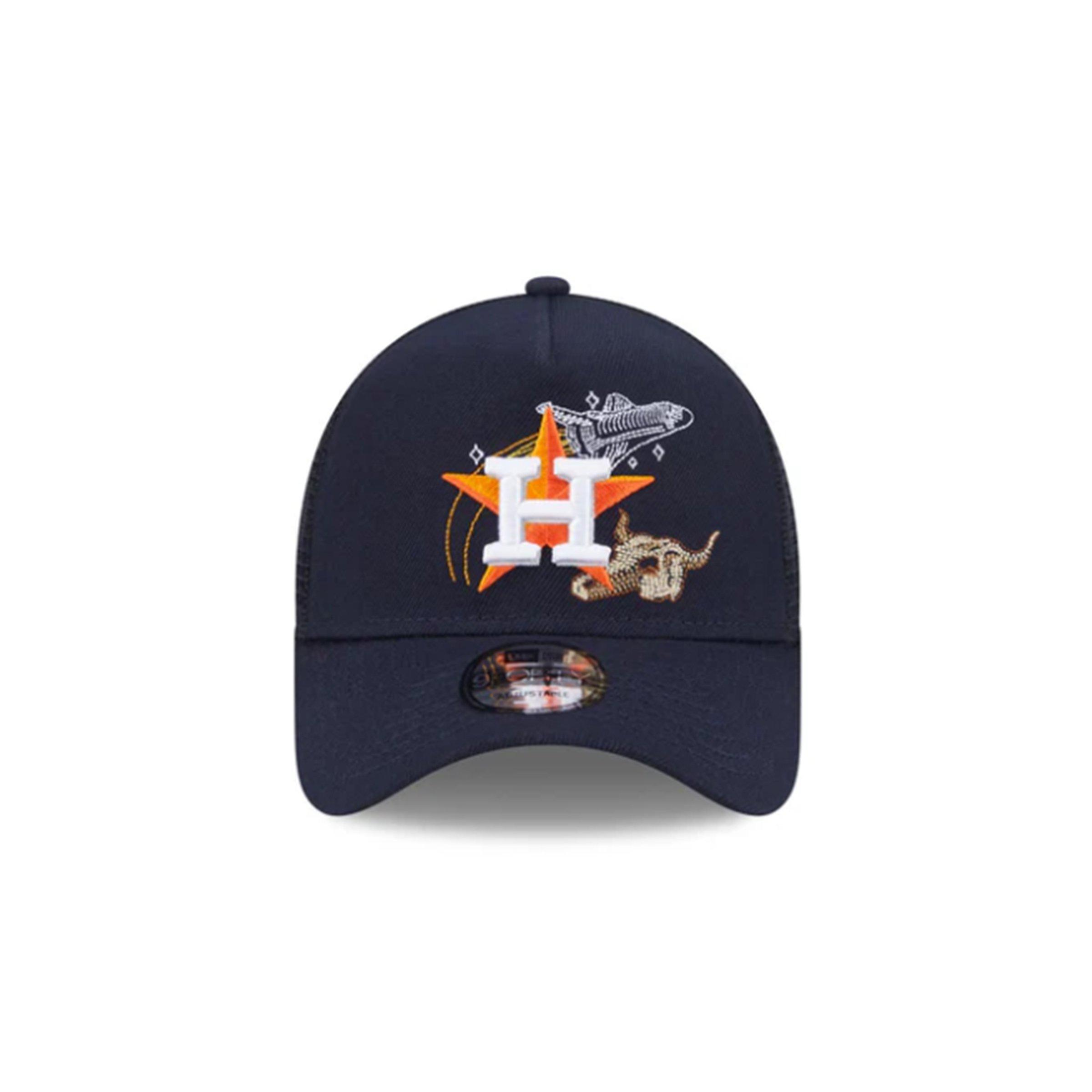 New Era Houston Astros State Stitch Snapback Hat-Blue