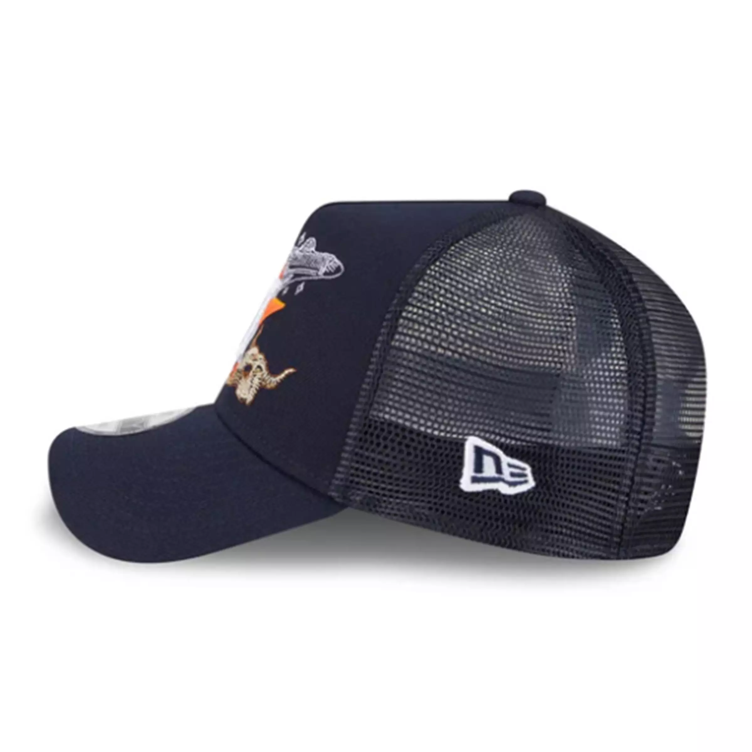 New Era Houston Astros State Stitch Snapback Hat-Blue - BLUE