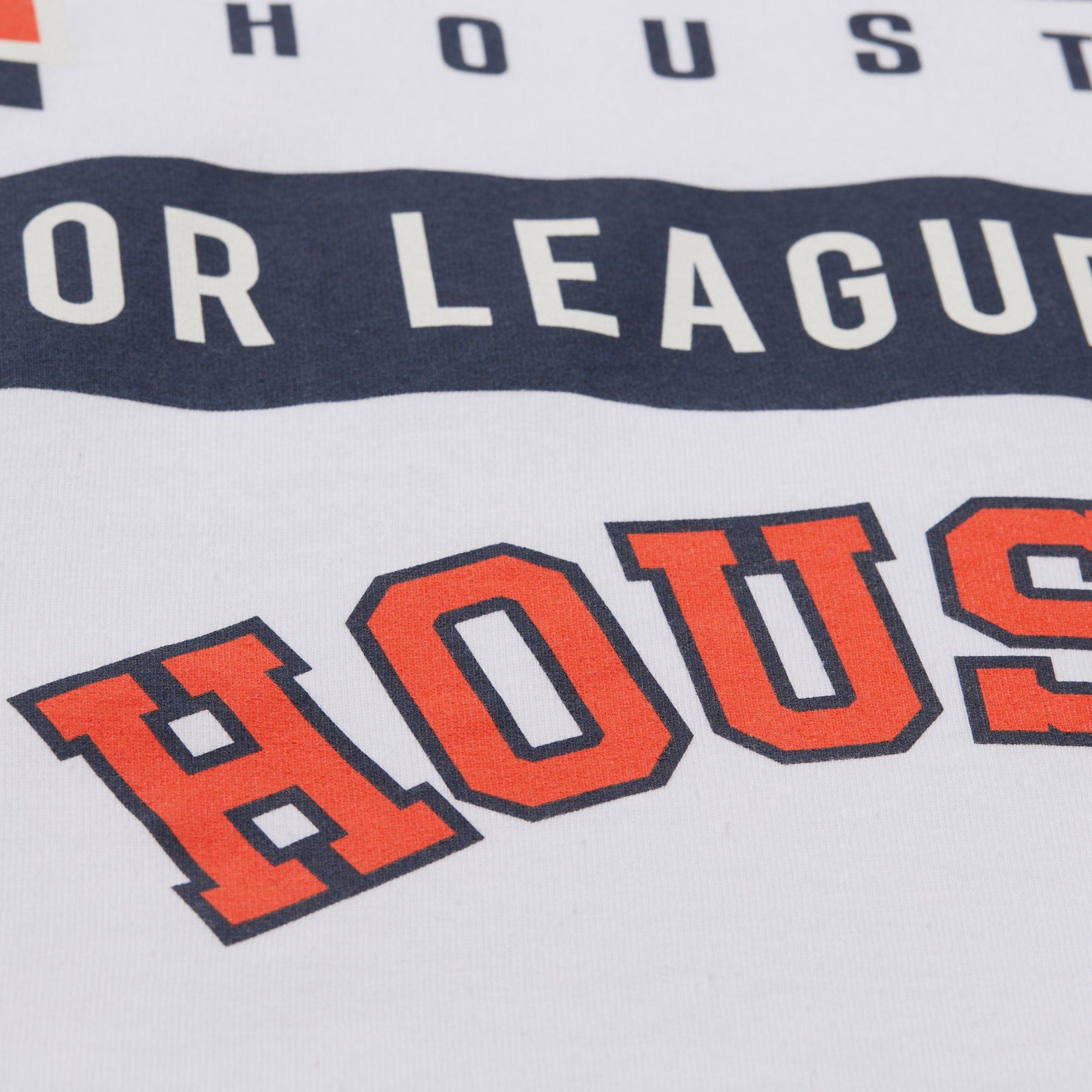 Mitchell & Ness Men's Houston Astros Vintage Logo Tee-White - WHITE Thumbnail View 6