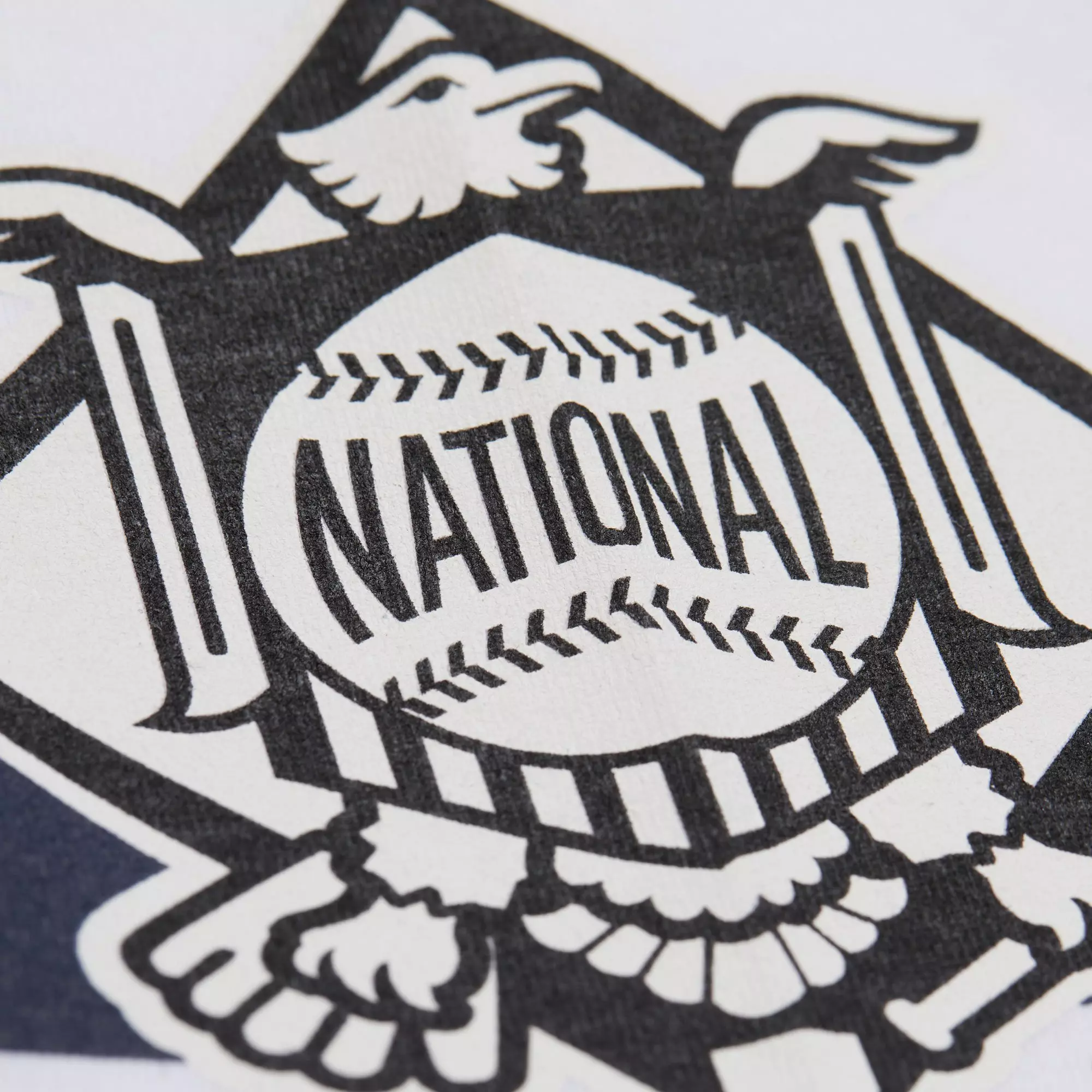 Mitchell & Ness Men's Houston Astros Vintage Logo Tee-White - WHITE