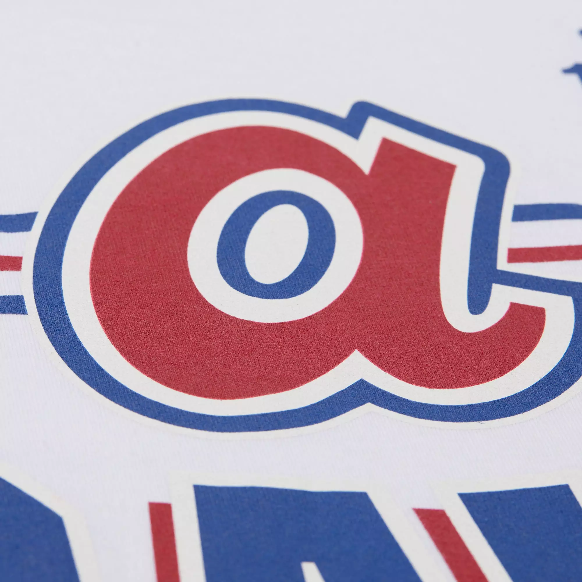 Mitchell & Ness Men's Atlanta Braves Vintage Logo Tee-White - WHITE