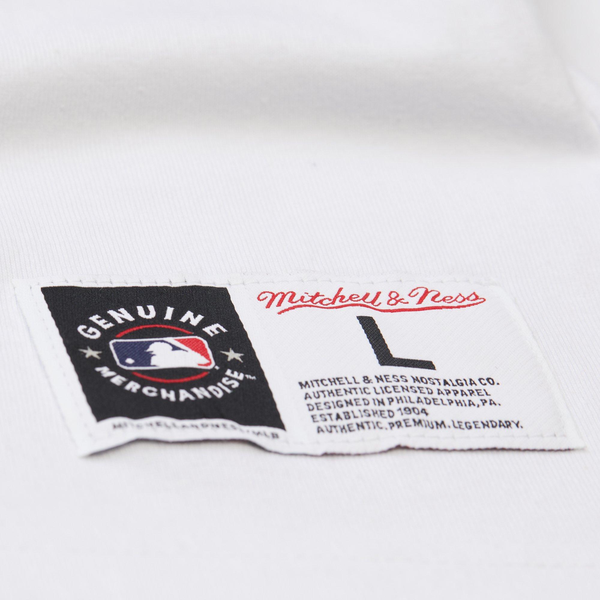 Mitchell & Ness Men's Arizona Diamondbacks Vintage Logo Tee-White - WHITE Thumbnail View 6