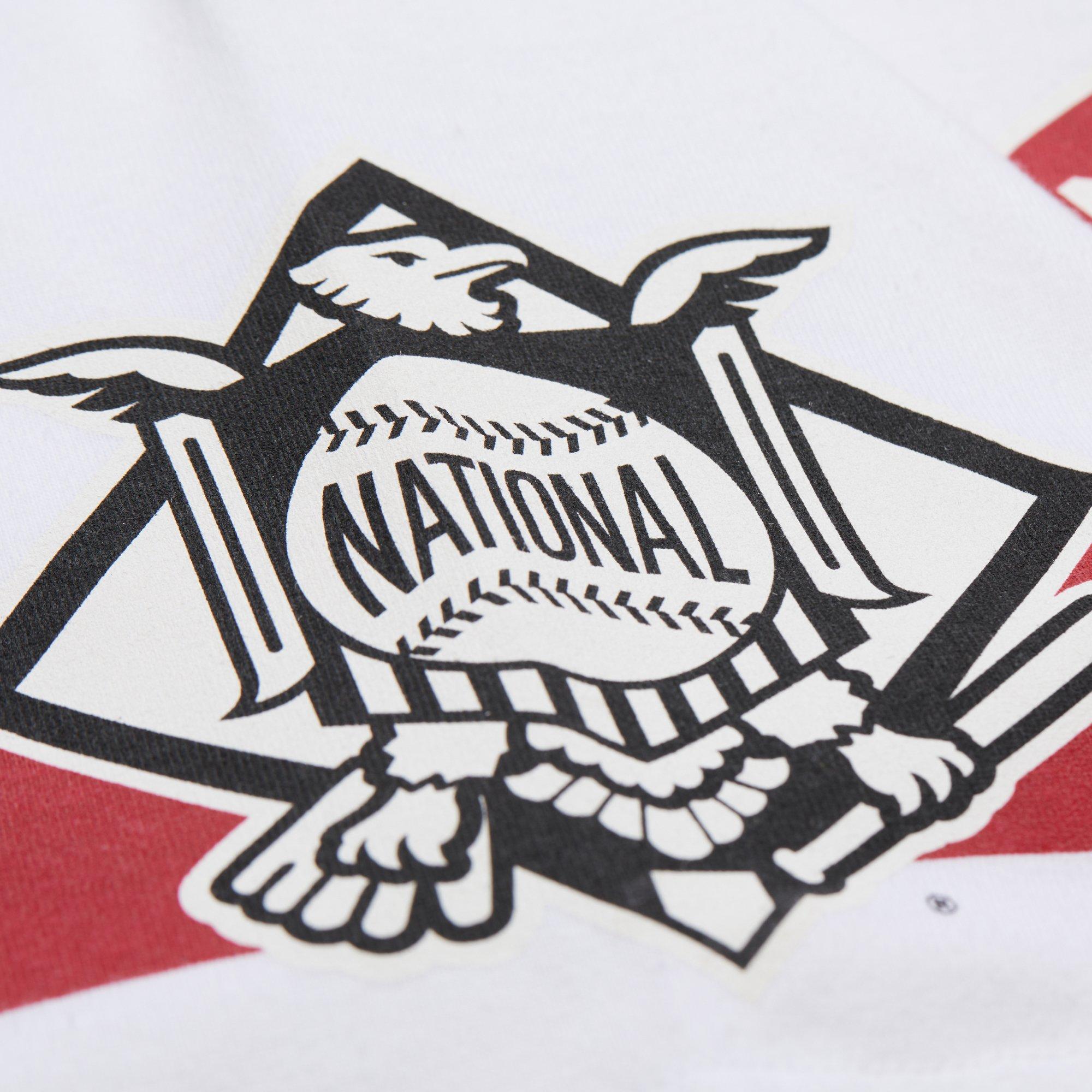 Mitchell & Ness Men's Cincinnati Reds Vintage Logo Tee-White - WHITE Thumbnail View 8