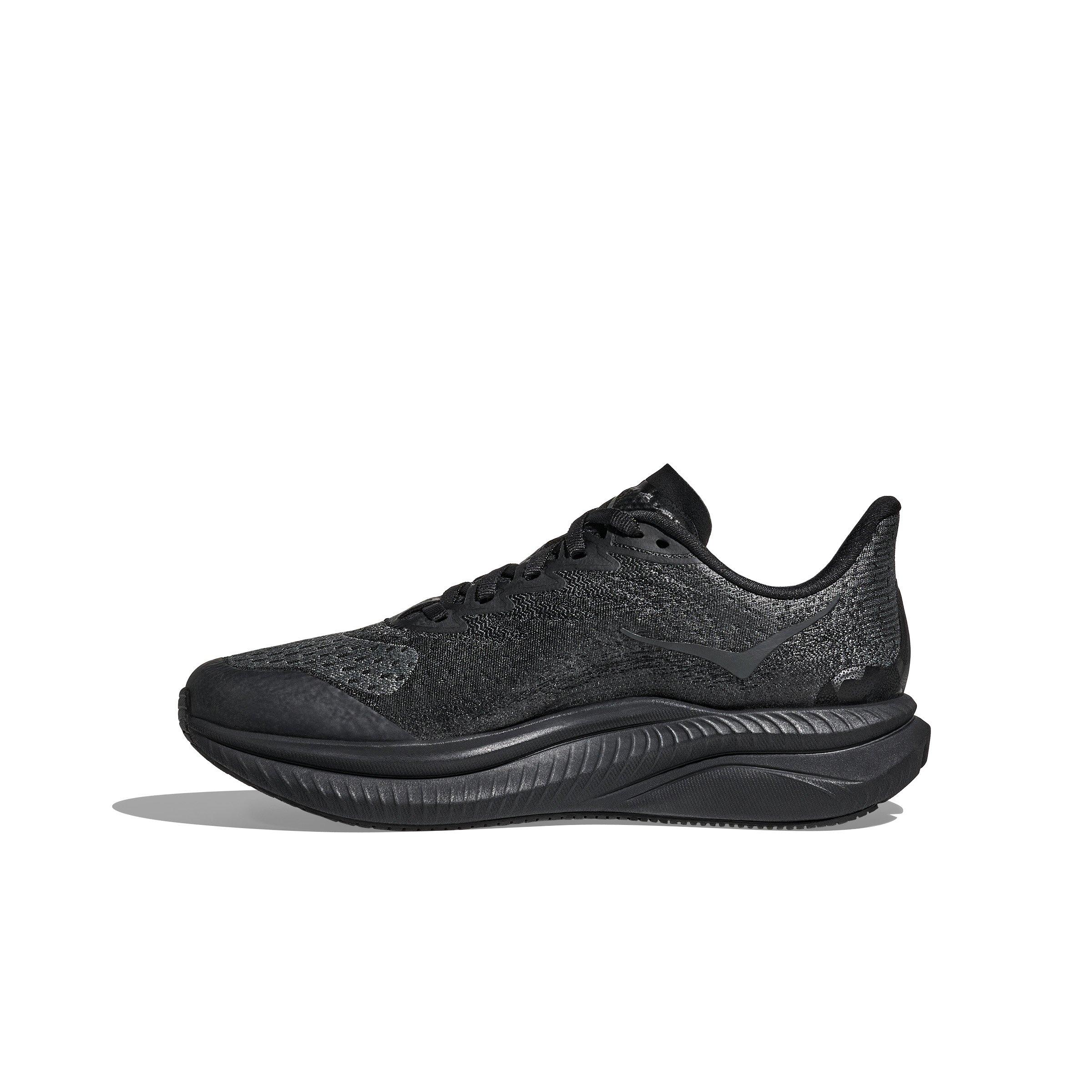 Hoka Mach 6 Grade School Kids' "Black/Black" Running Shoe