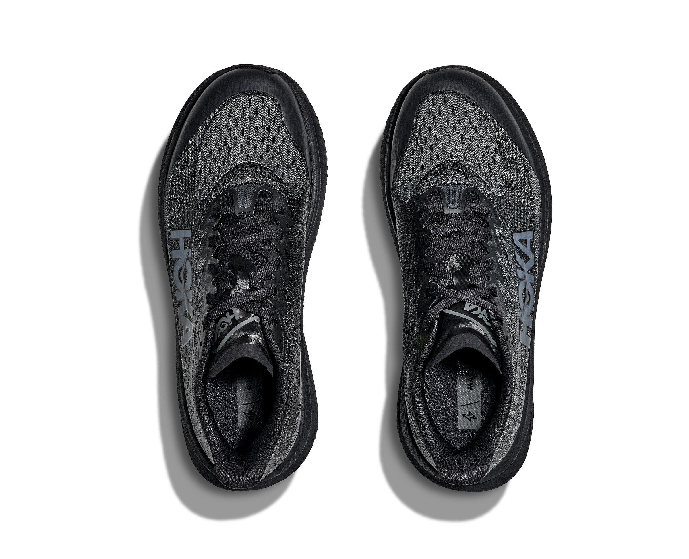 Hoka Mach 6 Grade School Kids' "Black/Black" Running Shoe