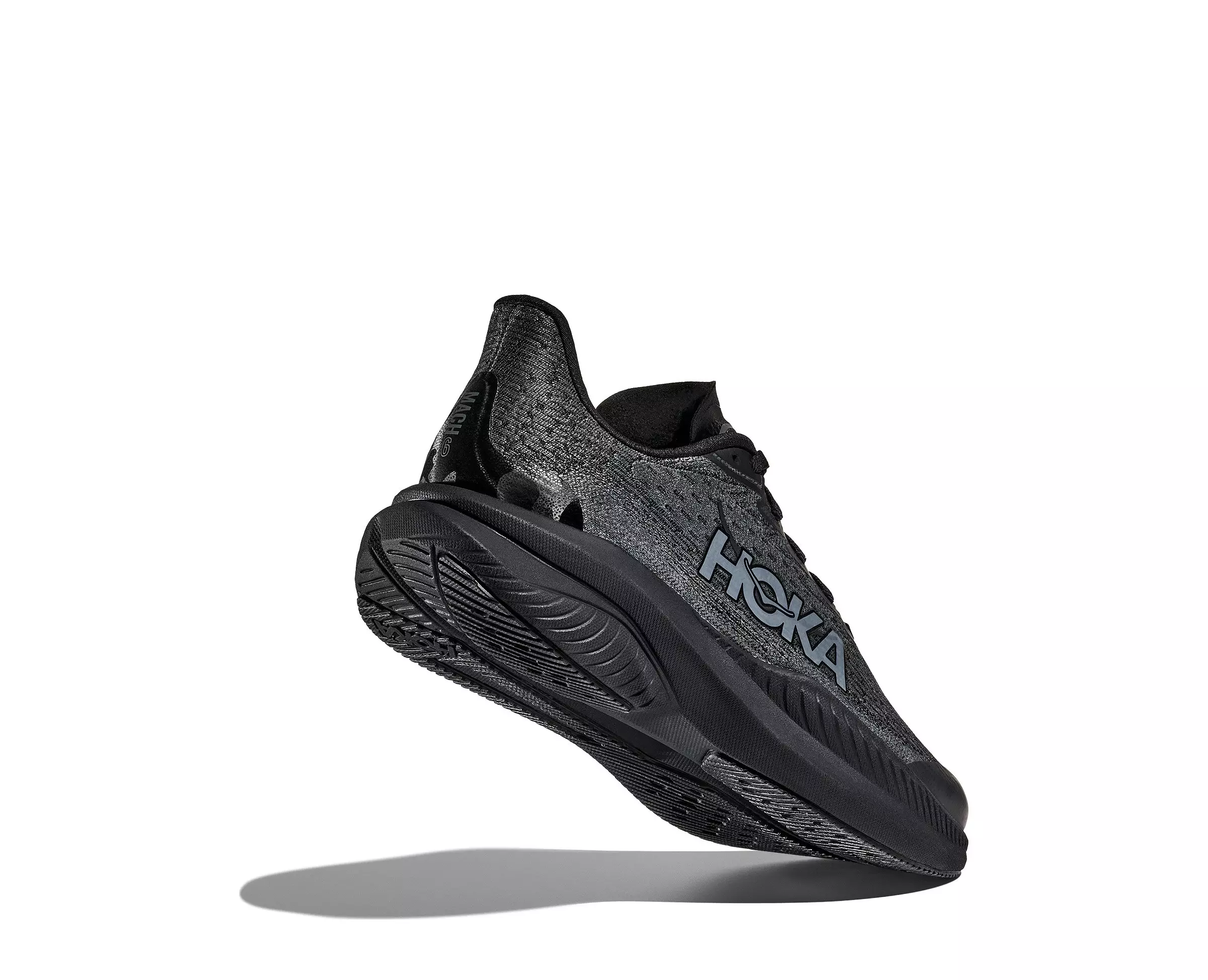 Hoka Mach 6 "Black/Black" Grade School Kids' Running Shoe - BLACK