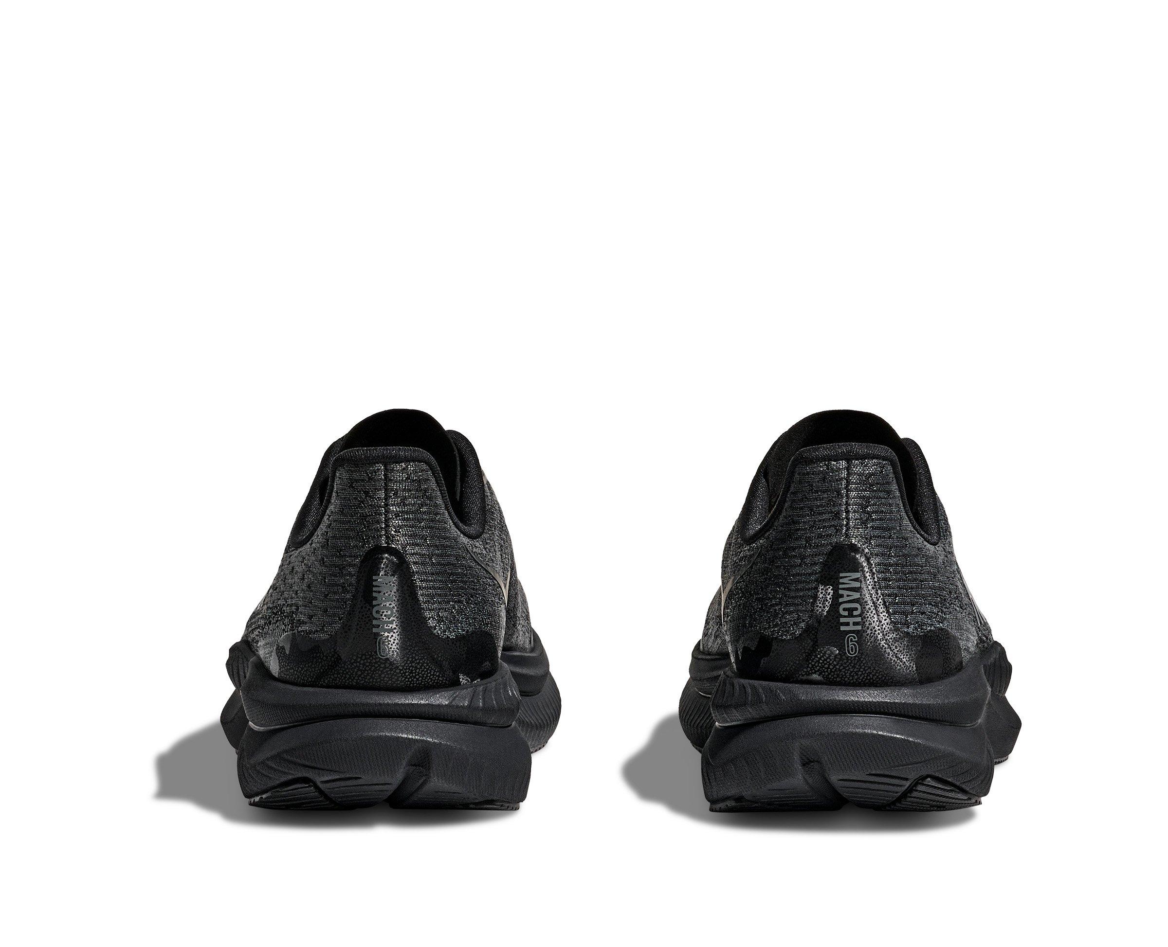 Hoka Mach 6 Grade School Kids' "Black/Black" Running Shoe
